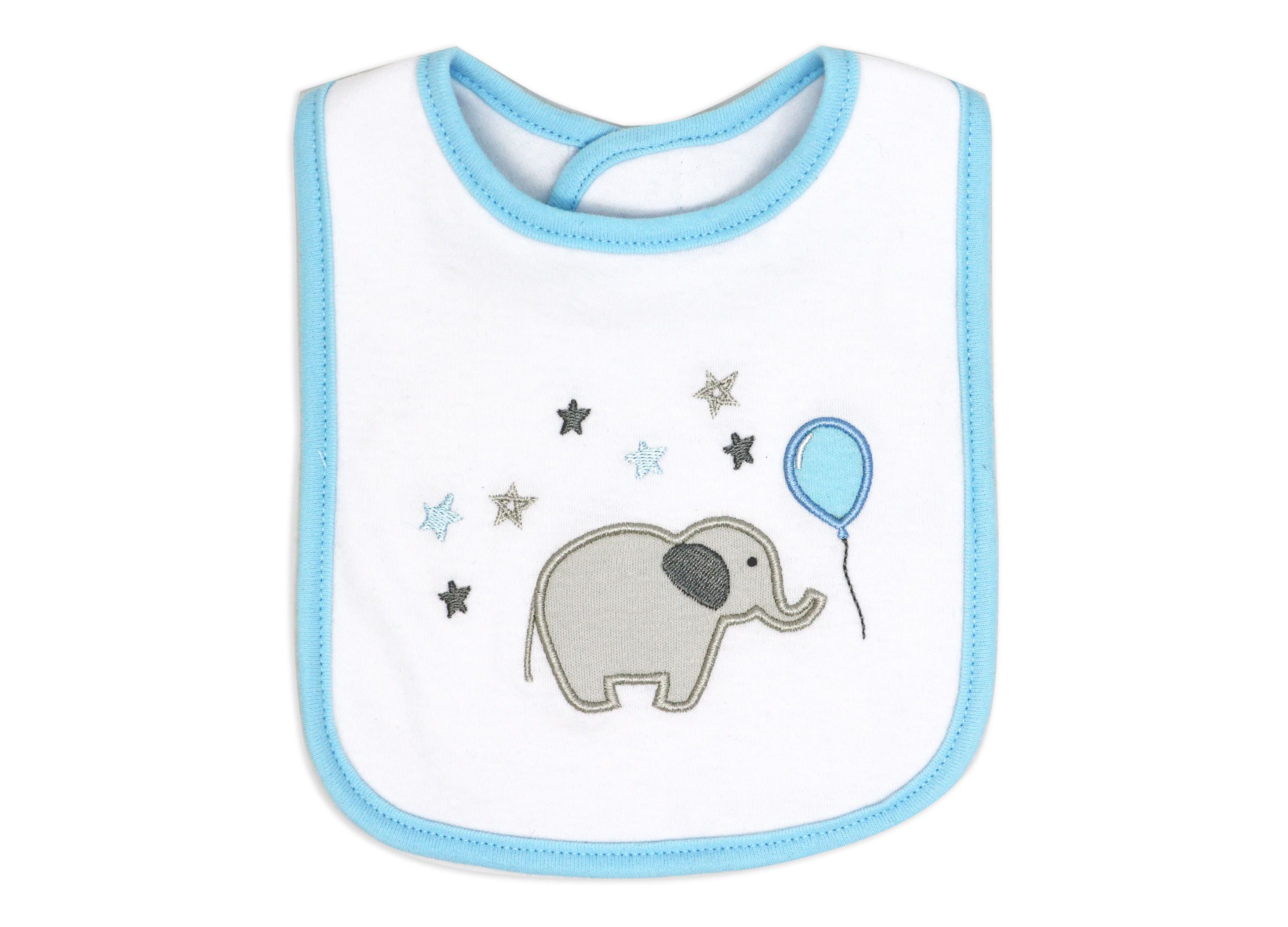 Baby Boys Elephants and Balloons Layette, 5 Piece Set