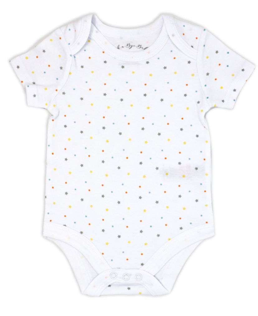 Baby Boys and Girls Rainbows and Balloons Layette, 5 Piece Set