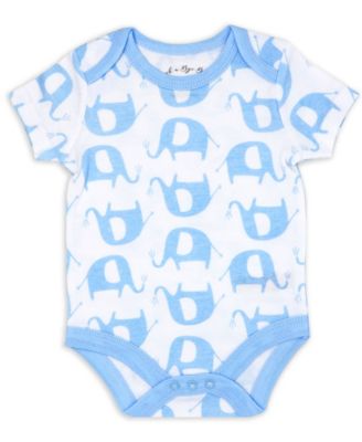 Baby Boys Blue Safari Layette, 5 Piece Set