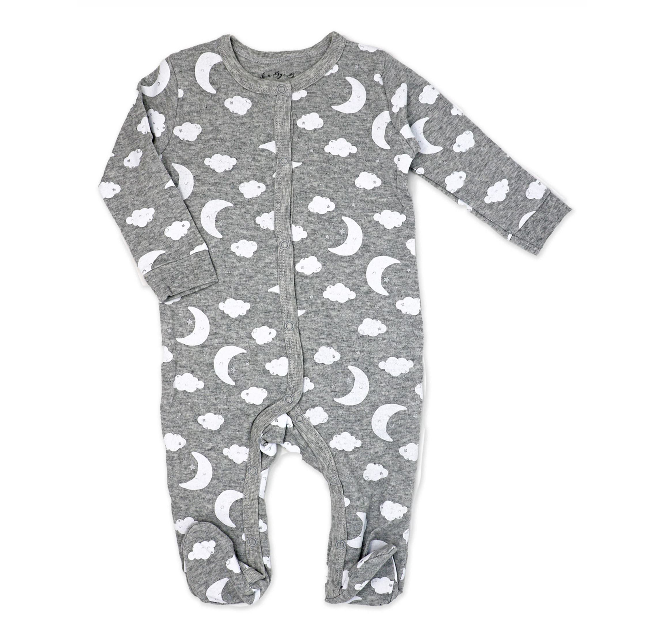 Baby Boys and Girls Crescent Moon Layette, 5 Piece Set
