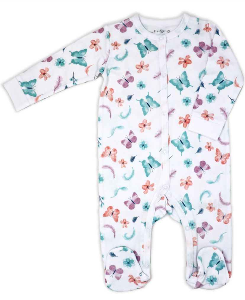 Baby Girls Butterflies Layette, 5 Piece Set