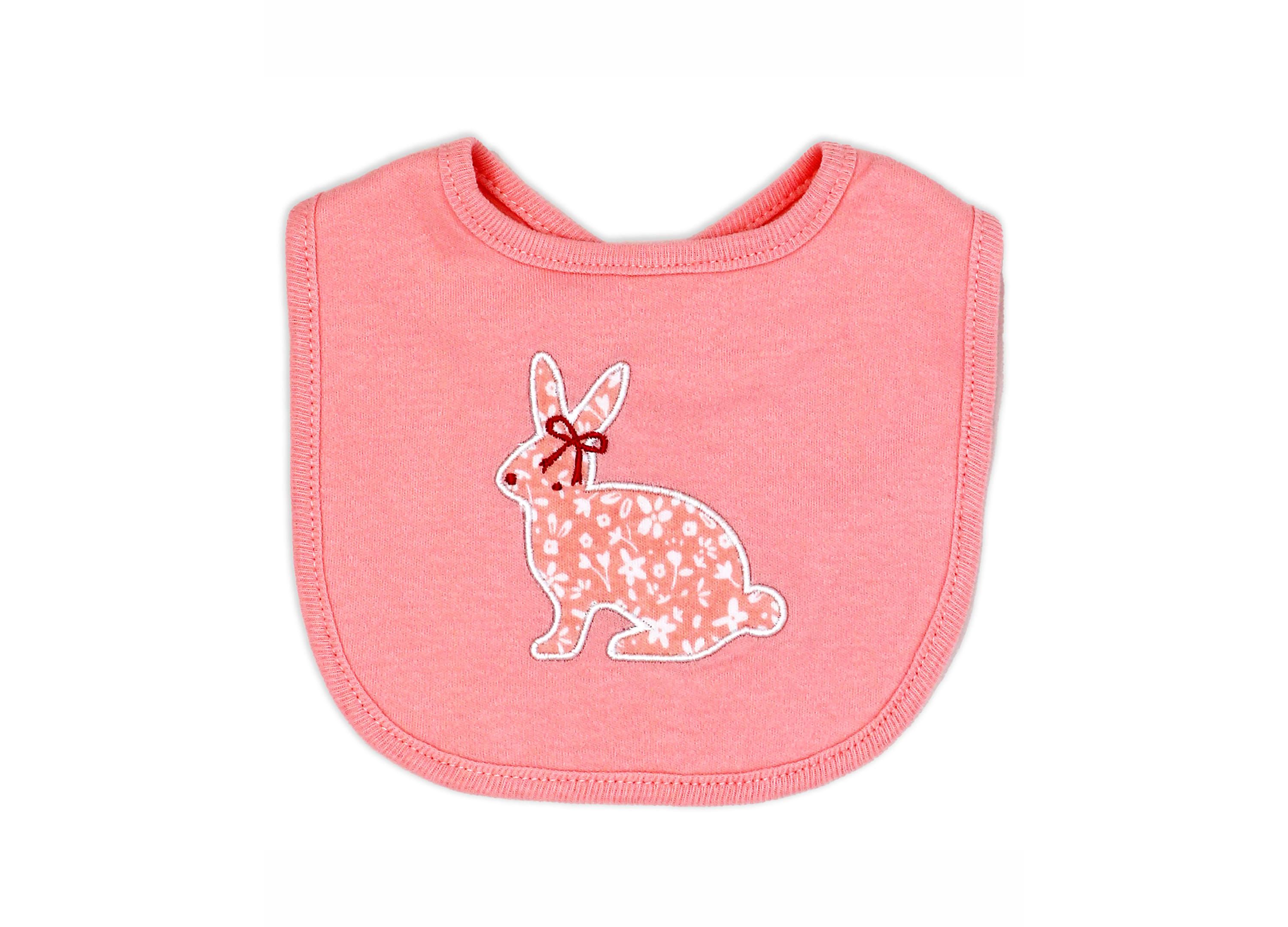 Baby Girls Floral Bunny Layette, 5 Piece Set