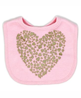 Baby Girls Golden Hearts Layette, 5 Piece Set