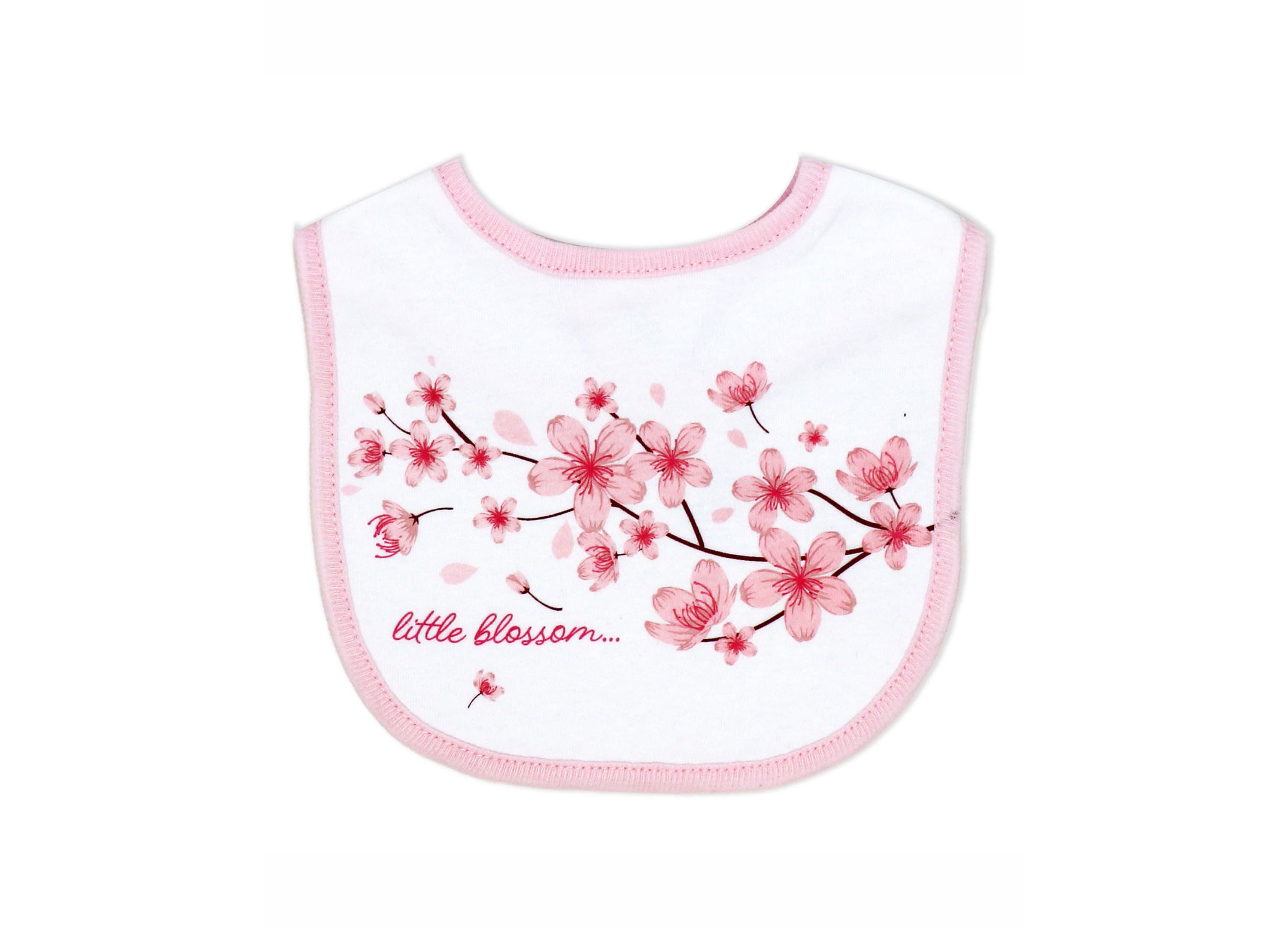 Baby Girls Cherry Blossoms Layette, 5 Piece Set