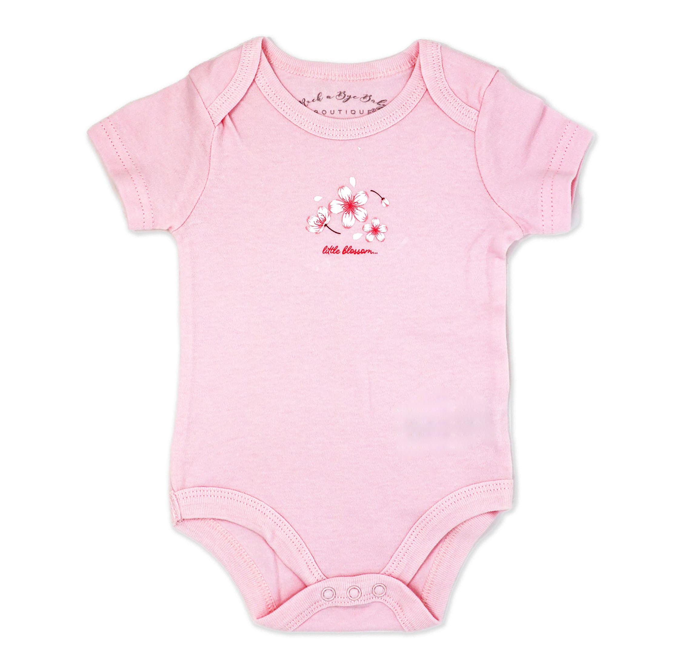Baby Girls Cherry Blossoms Layette, 5 Piece Set