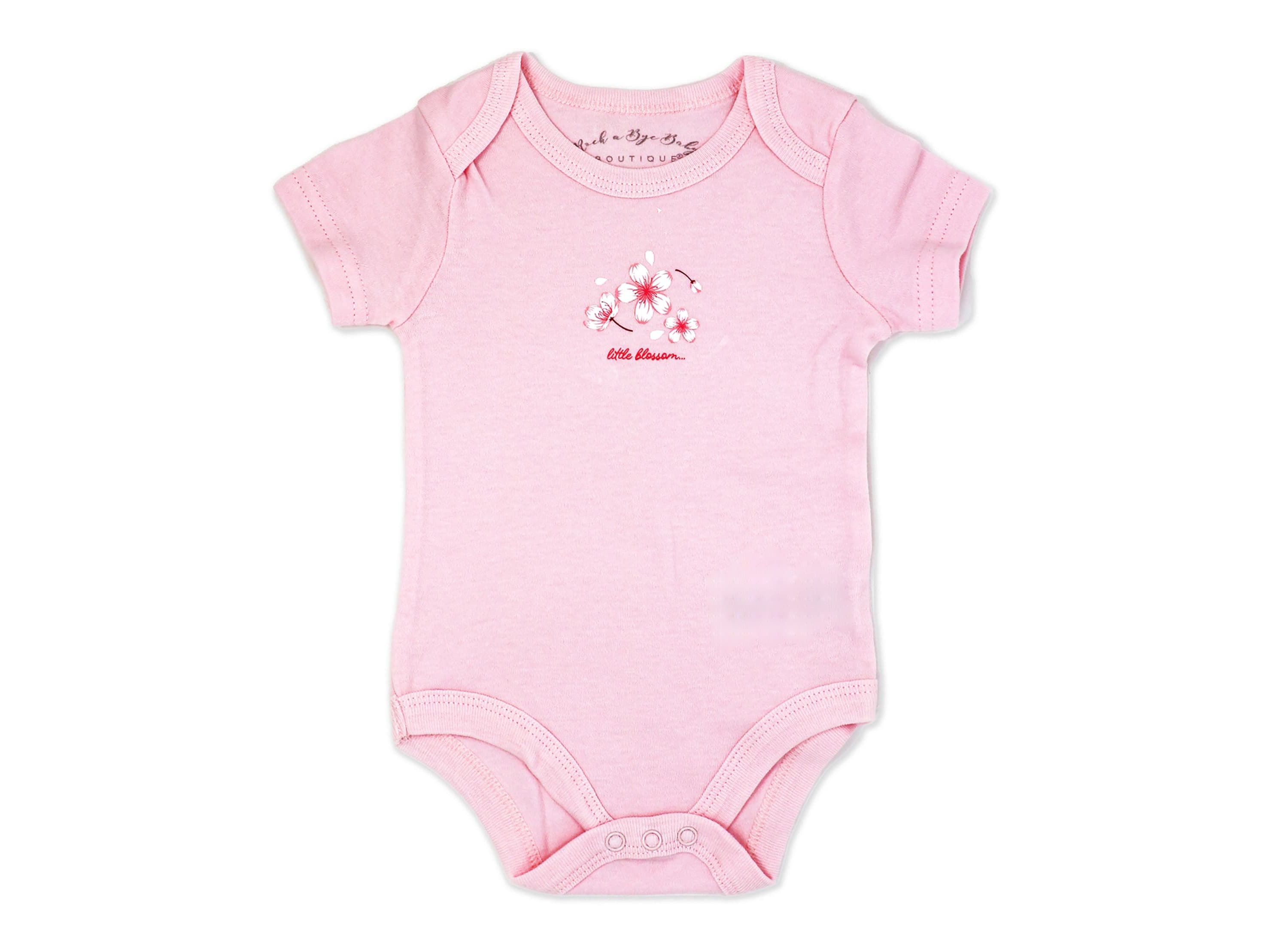 Baby Girls Cherry Blossoms Layette, 5 Piece Set