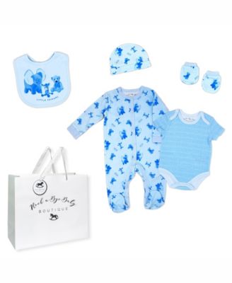 Baby Boys Little Friends Layette, 5 Piece Set