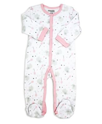 Baby Girls Elephants and Balloons Layette, 5 Piece Set