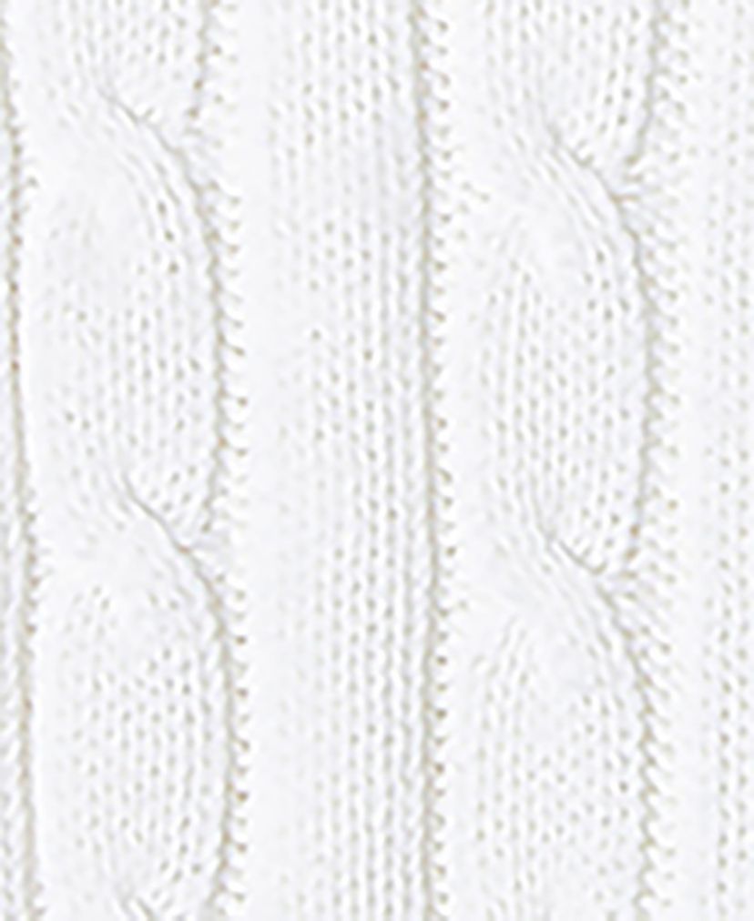 Baby Boys and Baby Girls Long Sleeved Cable Knit Romper