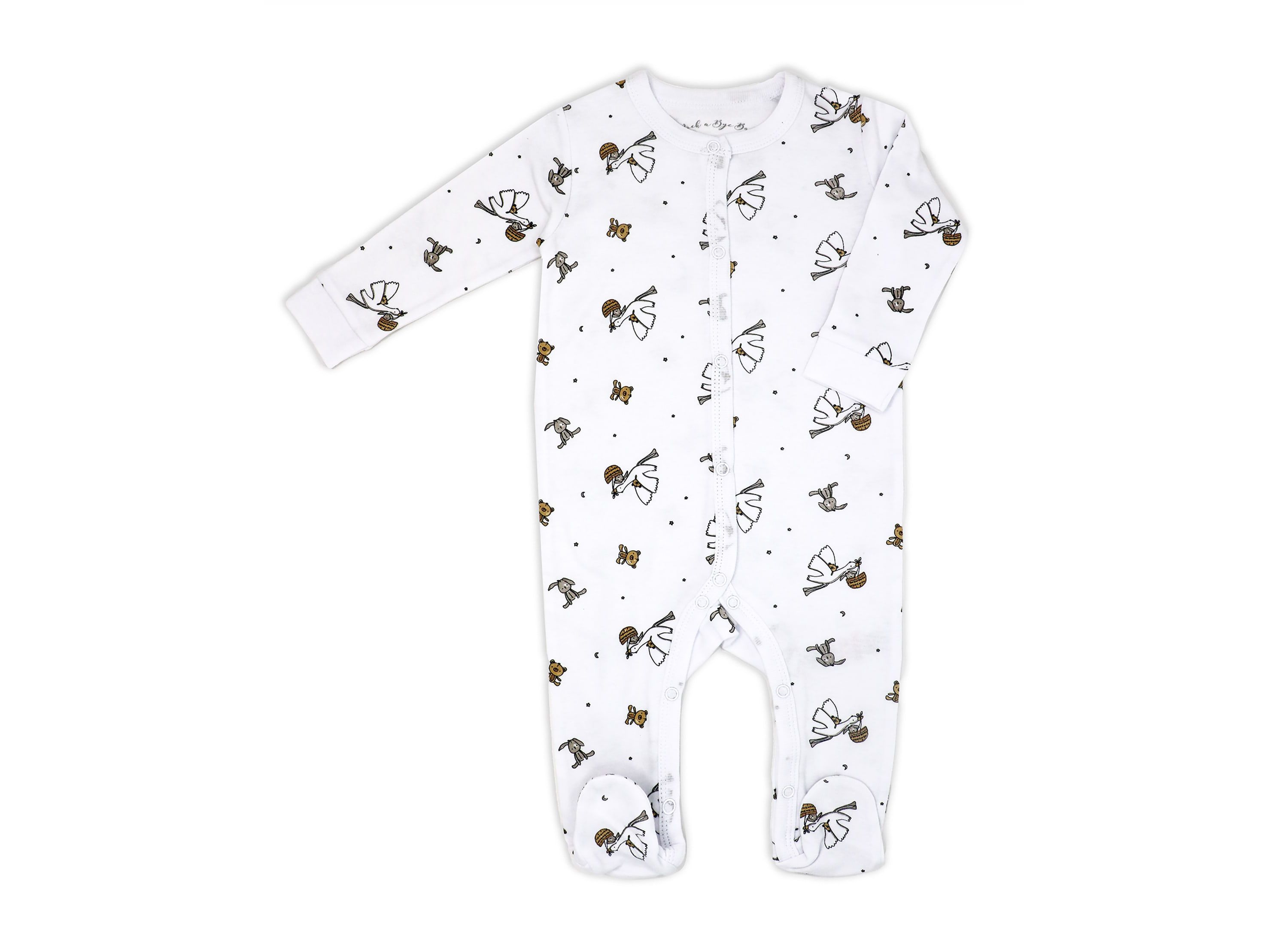 Baby Boys and Girls Busy Stork Layette, 5 Piece Set