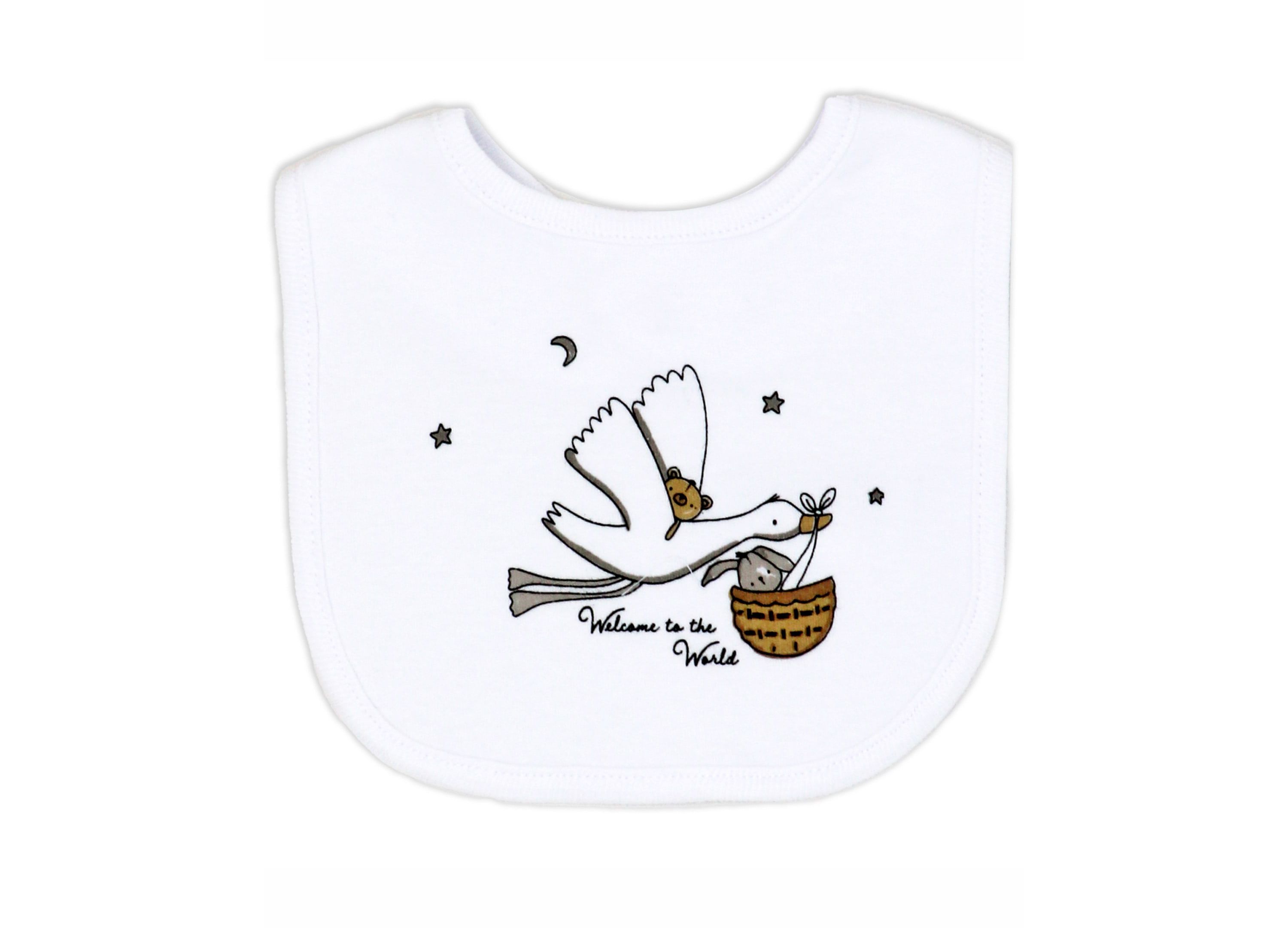 Baby Boys and Girls Busy Stork Layette, 5 Piece Set