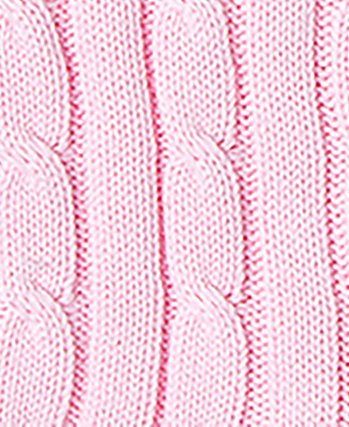 Baby Girls Long Sleeved Cable Knit Romper