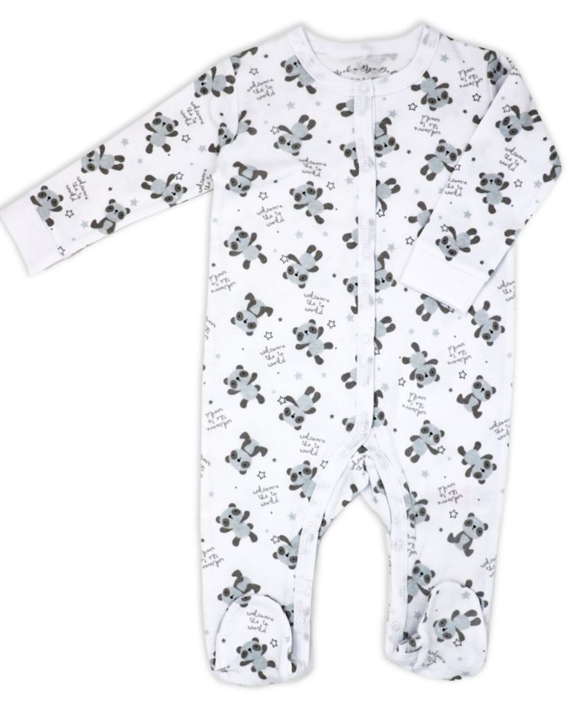 Baby Boys and Girls Panda World Layette, 5 Piece Set