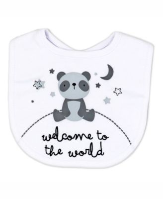 Baby Boys and Girls Panda World Layette, 5 Piece Set