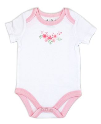 Baby Girls Soft Floral Layette, 5 Piece Set