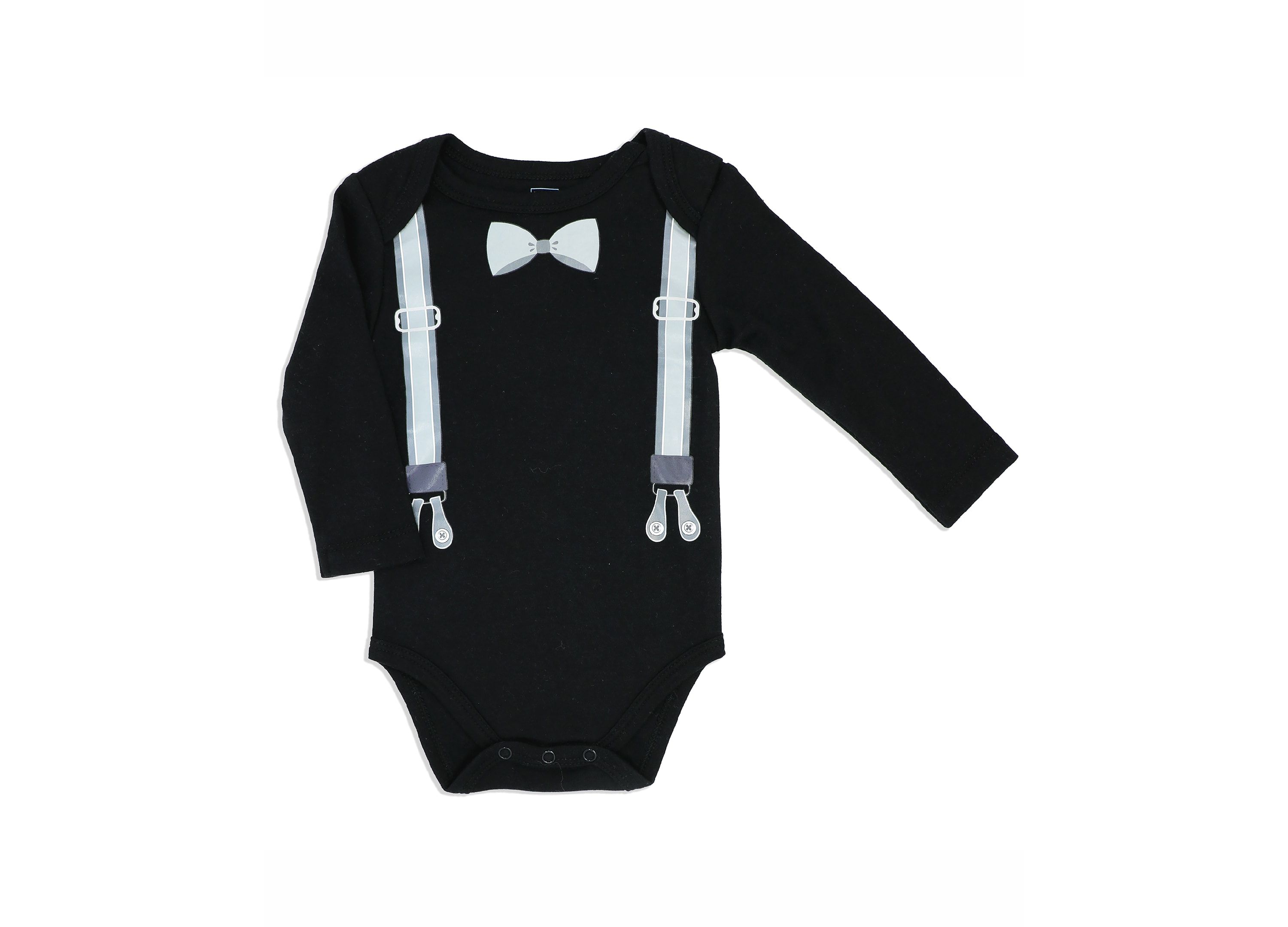 Baby Boys 3 Piece Suspender Bodysuit, Pants and Socks Set