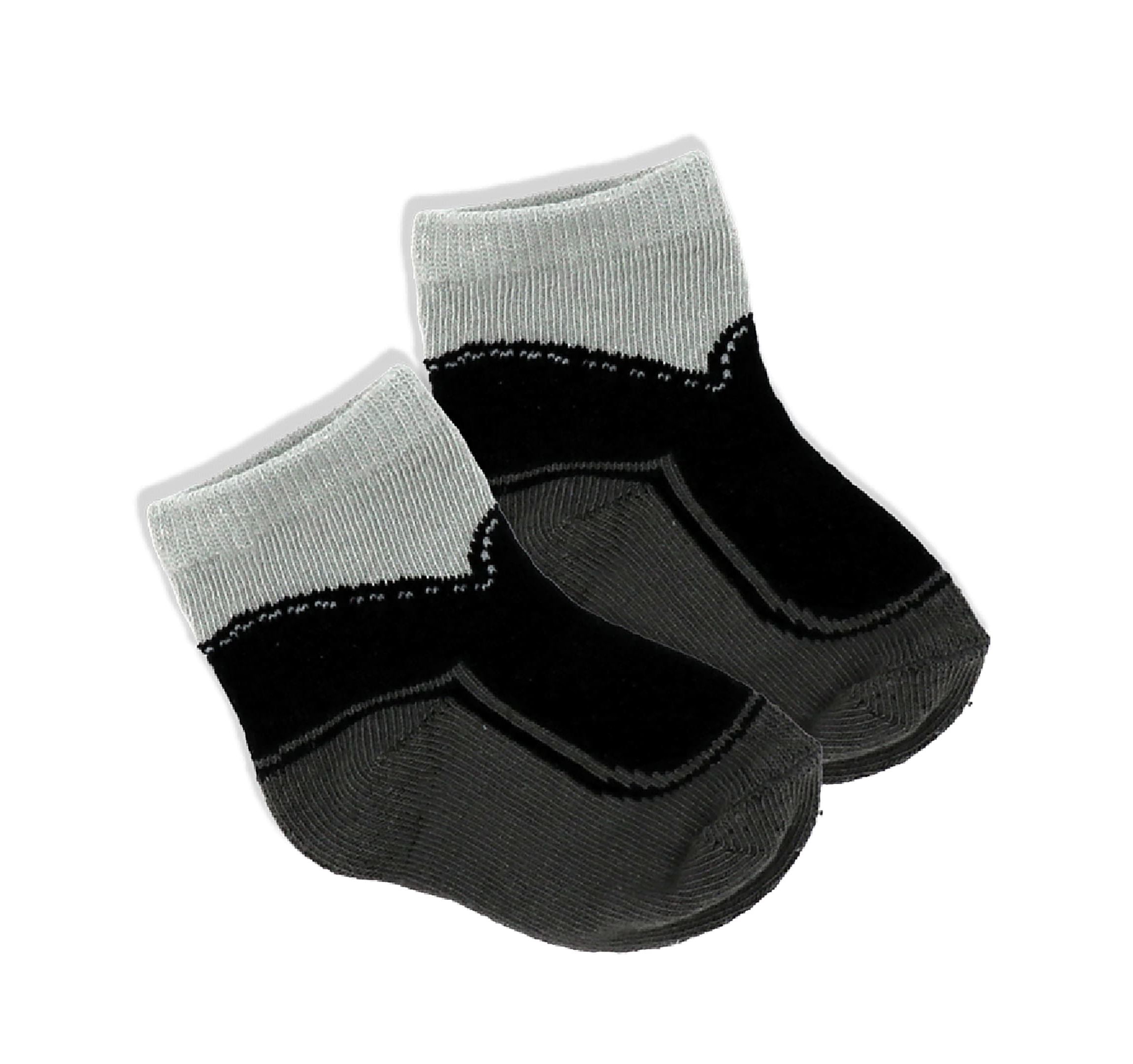 Baby Boys 3 Piece Suspender Bodysuit, Pants and Socks Set
