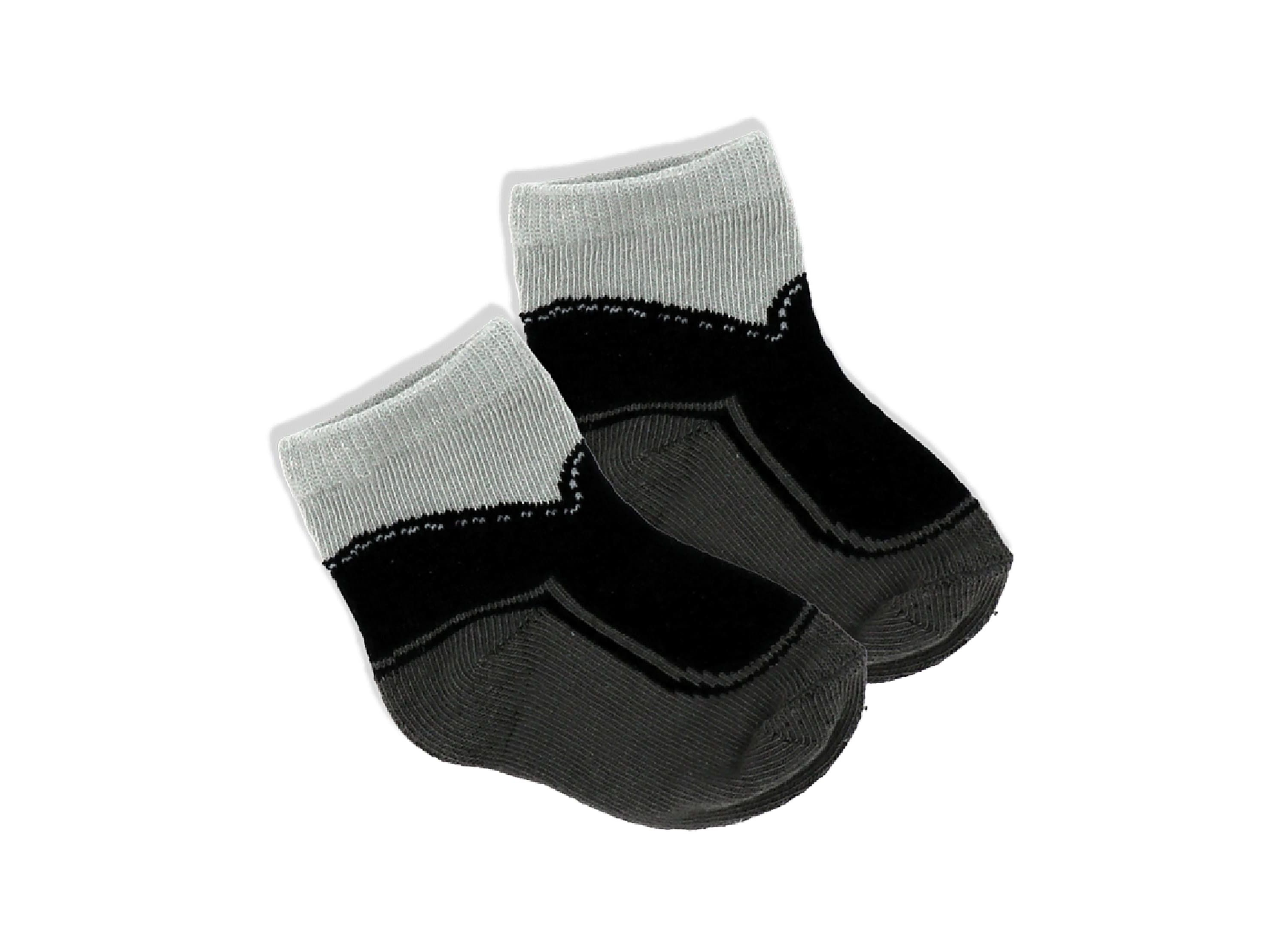 Baby Boys 3 Piece Suspender Bodysuit, Pants and Socks Set
