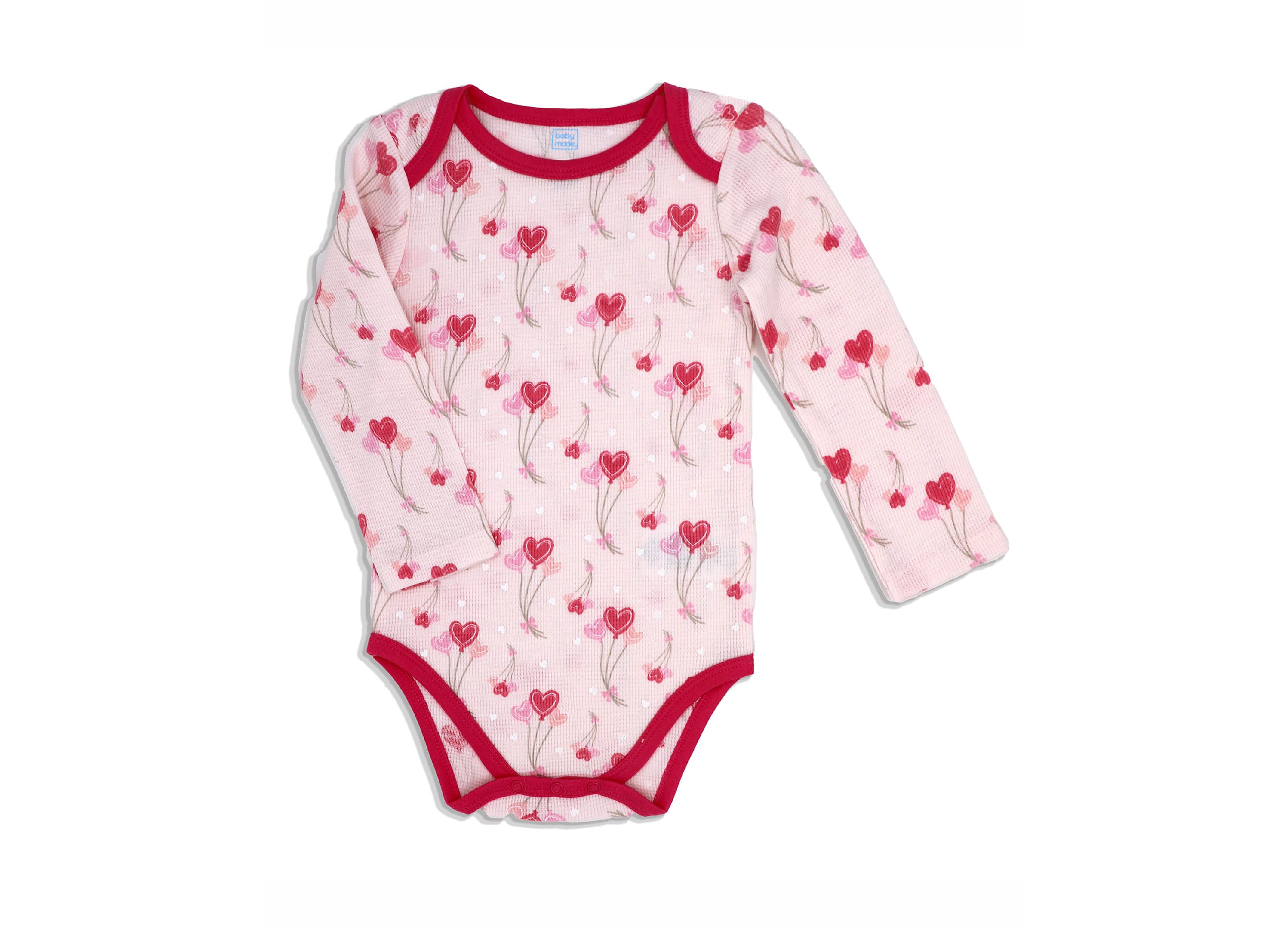 Baby Girls 3 Piece Hearts Vest Set
