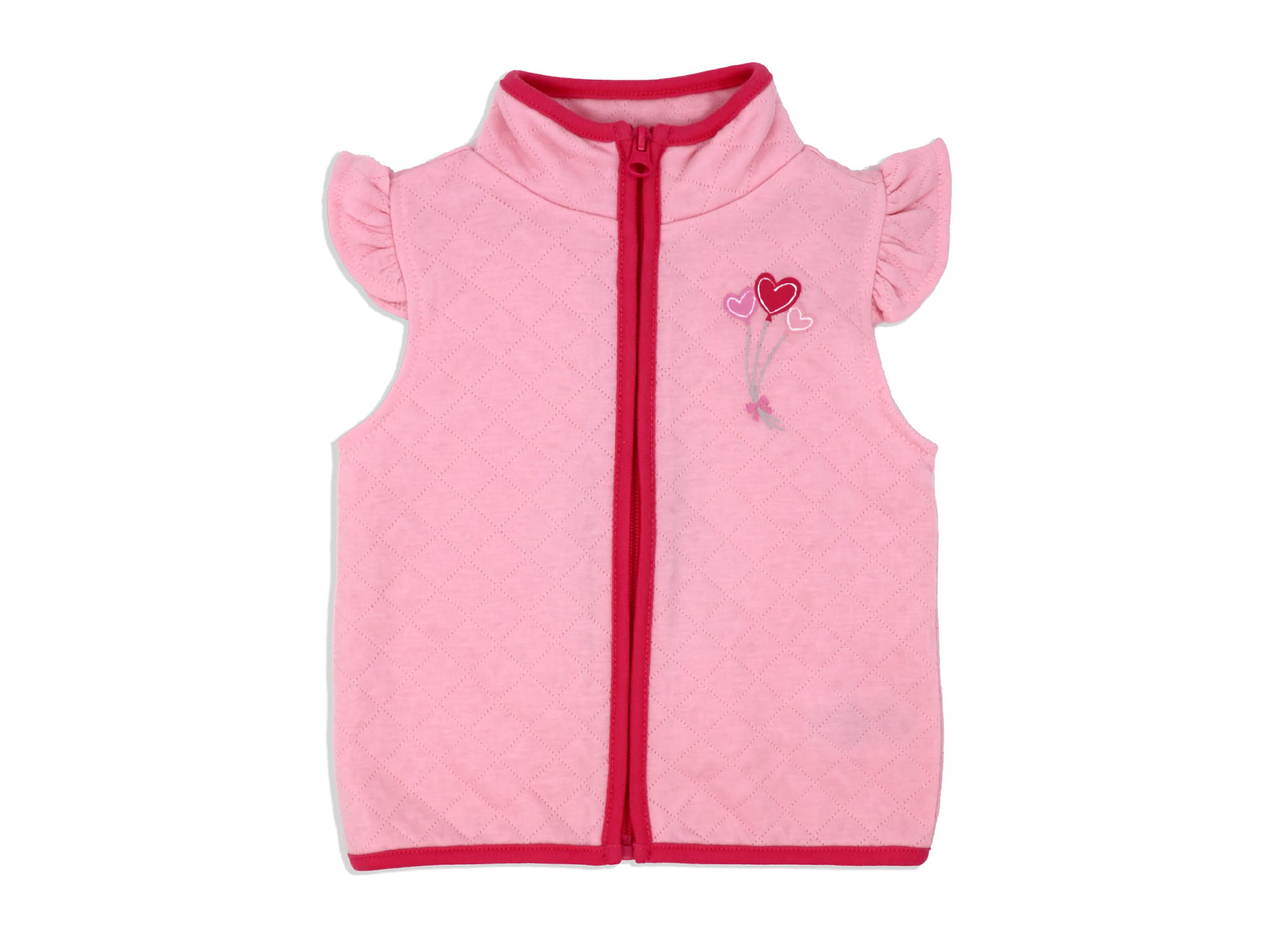Baby Girls 3 Piece Hearts Vest Set
