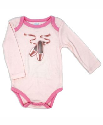 Baby Girls 3 Piece Ballet Bodysuit, Pants and Socks Set