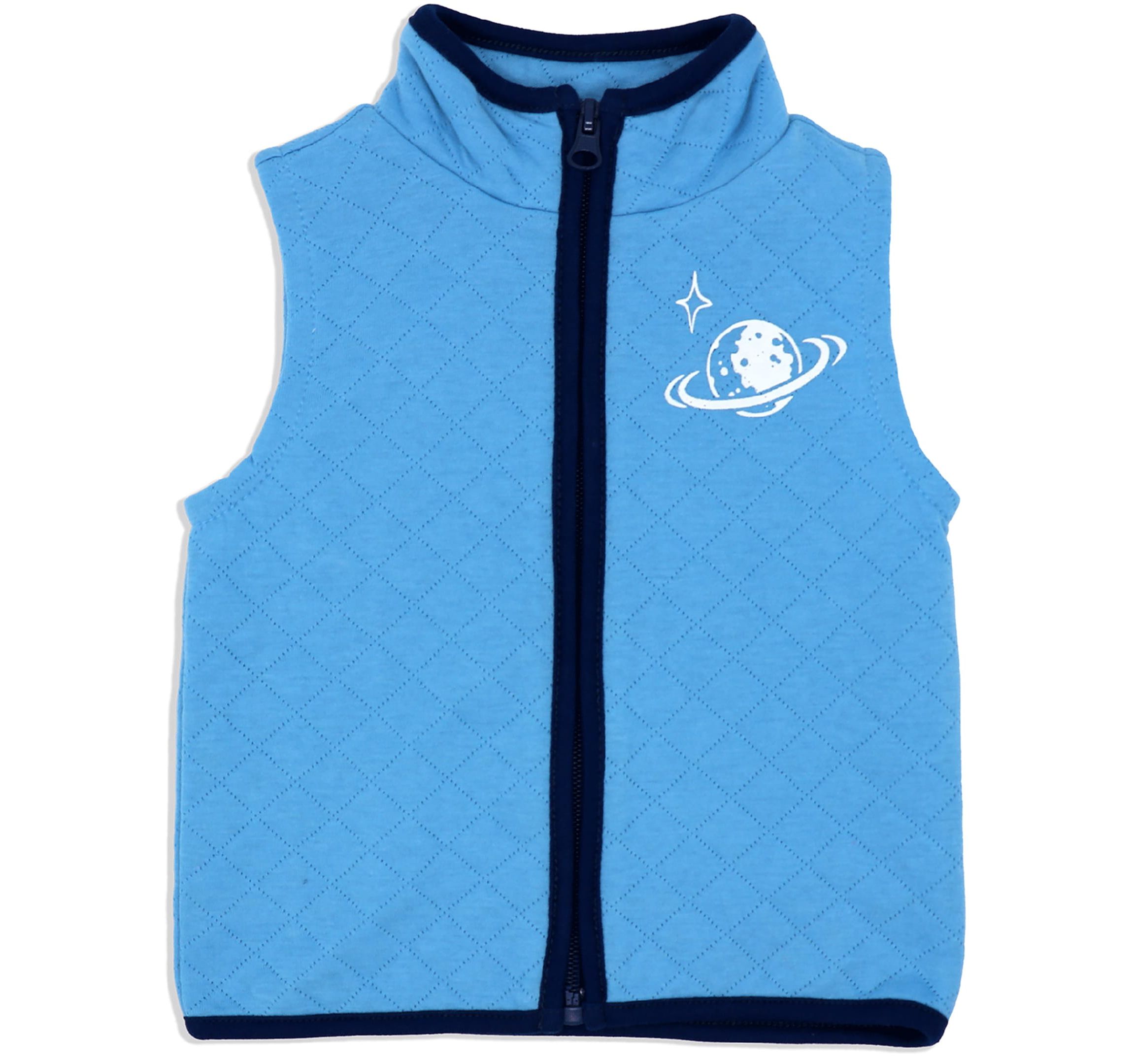 Baby Boys 3 Piece Galaxy Vest Set