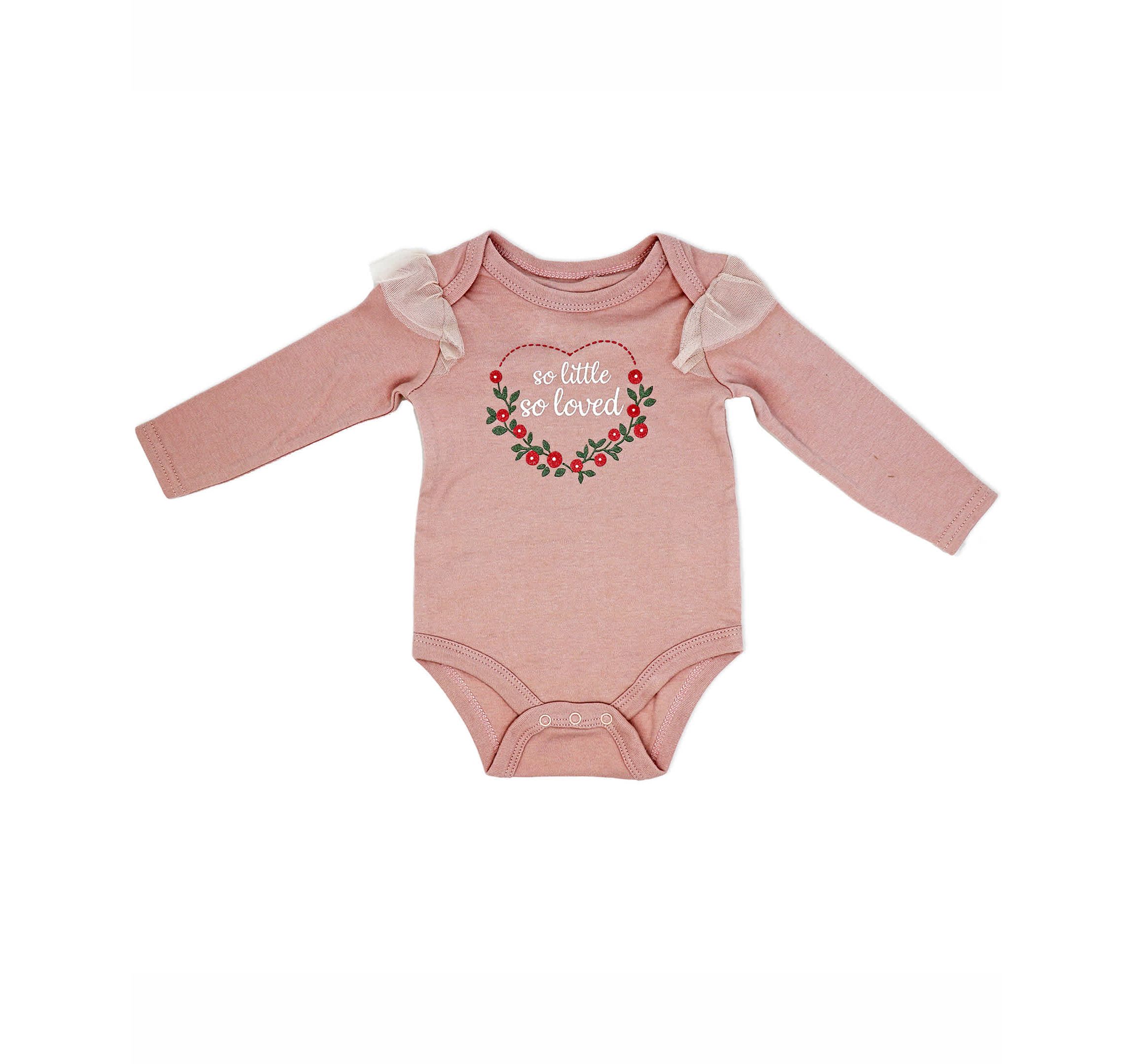 Baby Girls So Little, So Loved 4 Piece Tulle Leggings Apparel Set