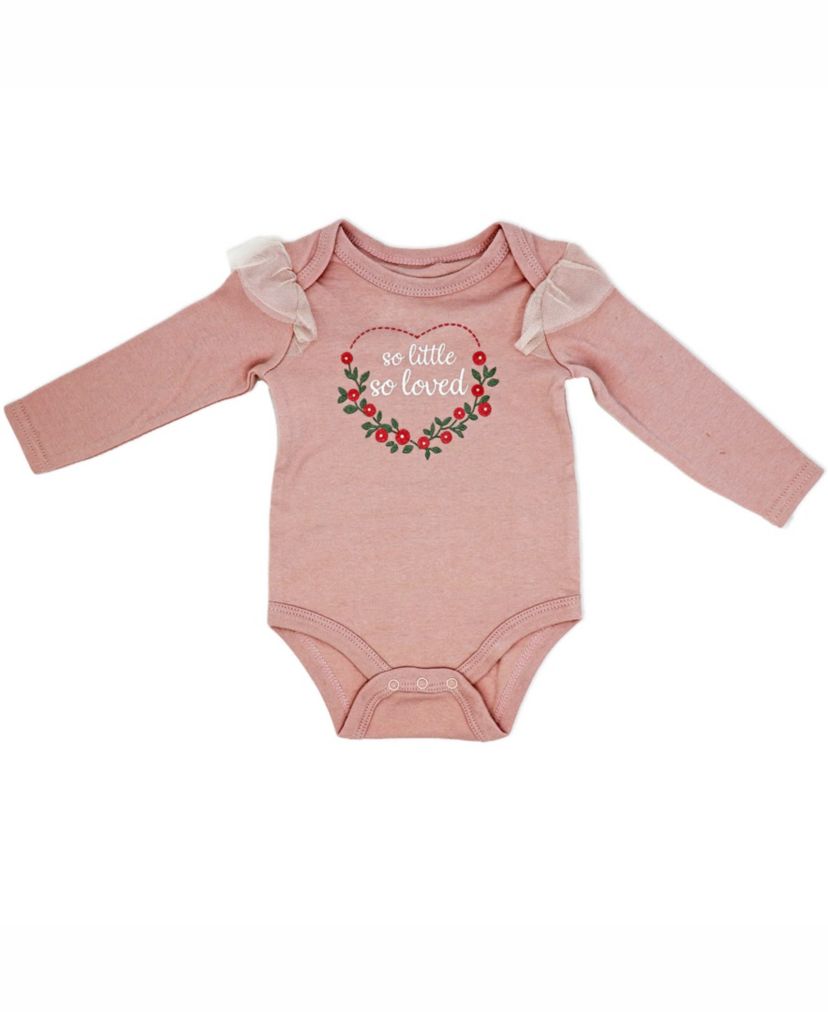 Baby Girls So Little, So Loved 4 Piece Tulle Leggings Apparel Set