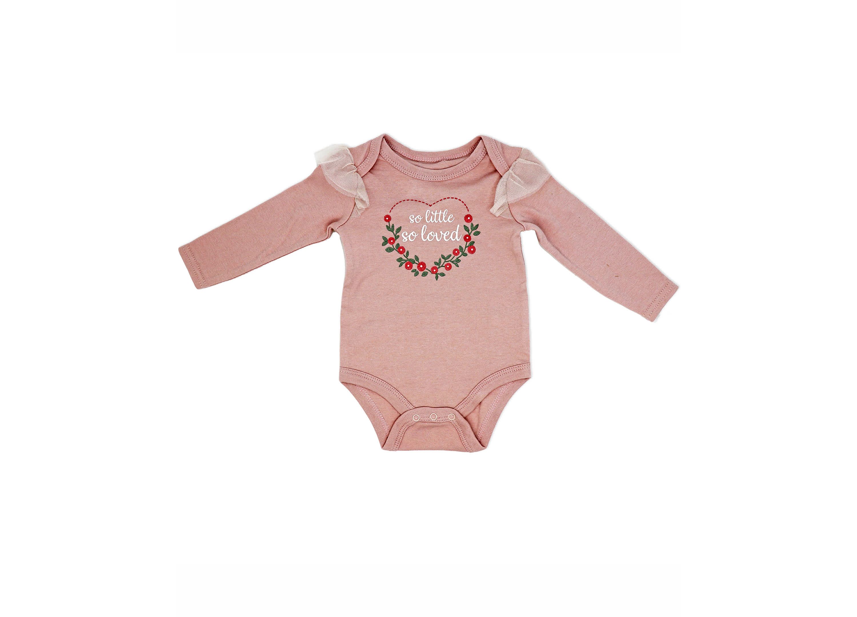 Girls So Little, So Loved 4 Piece Tulle Leggings Apparel Set