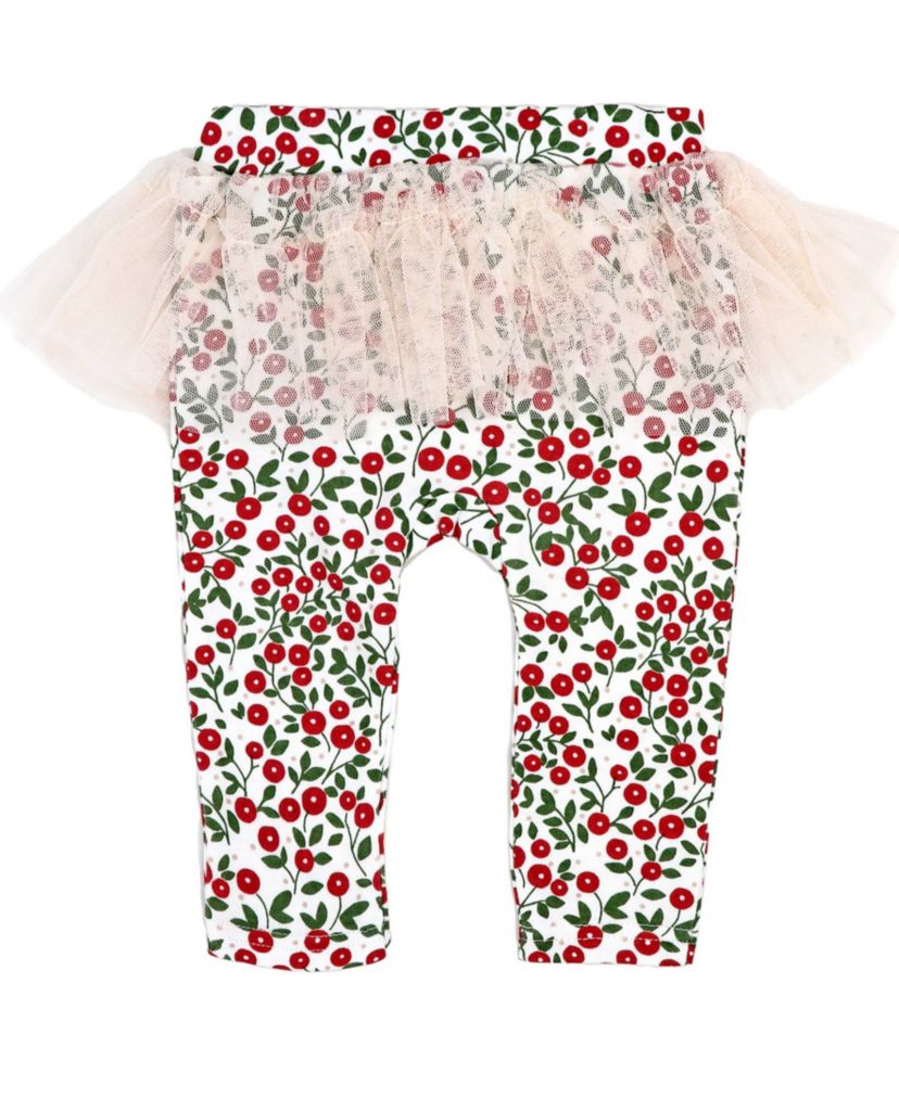 Girls So Little, So Loved 4 Piece Tulle Leggings Apparel Set
