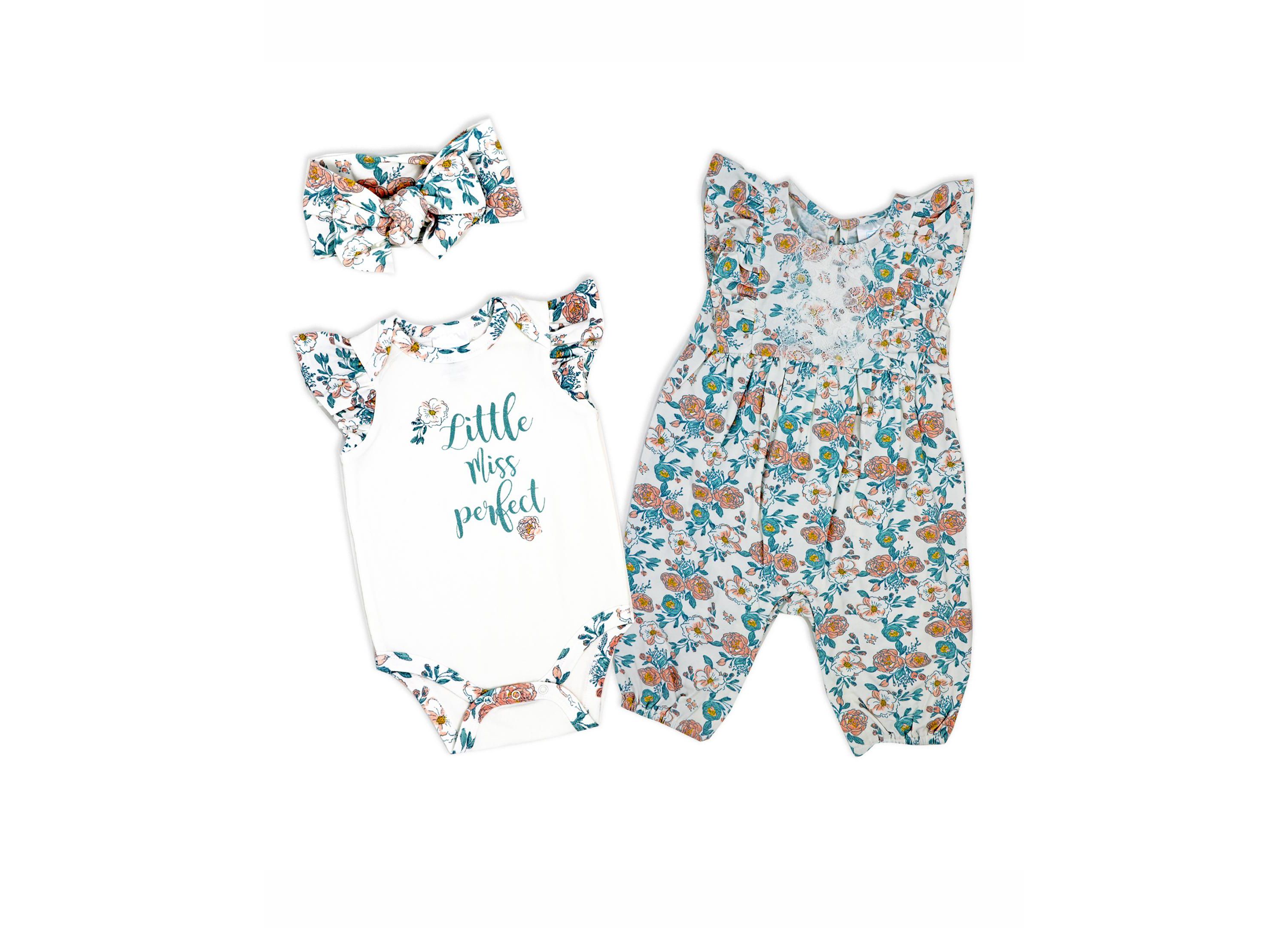 3 Pc Romper Set