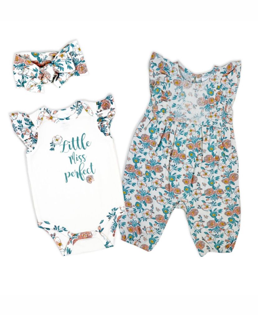 3 Pc Romper Set