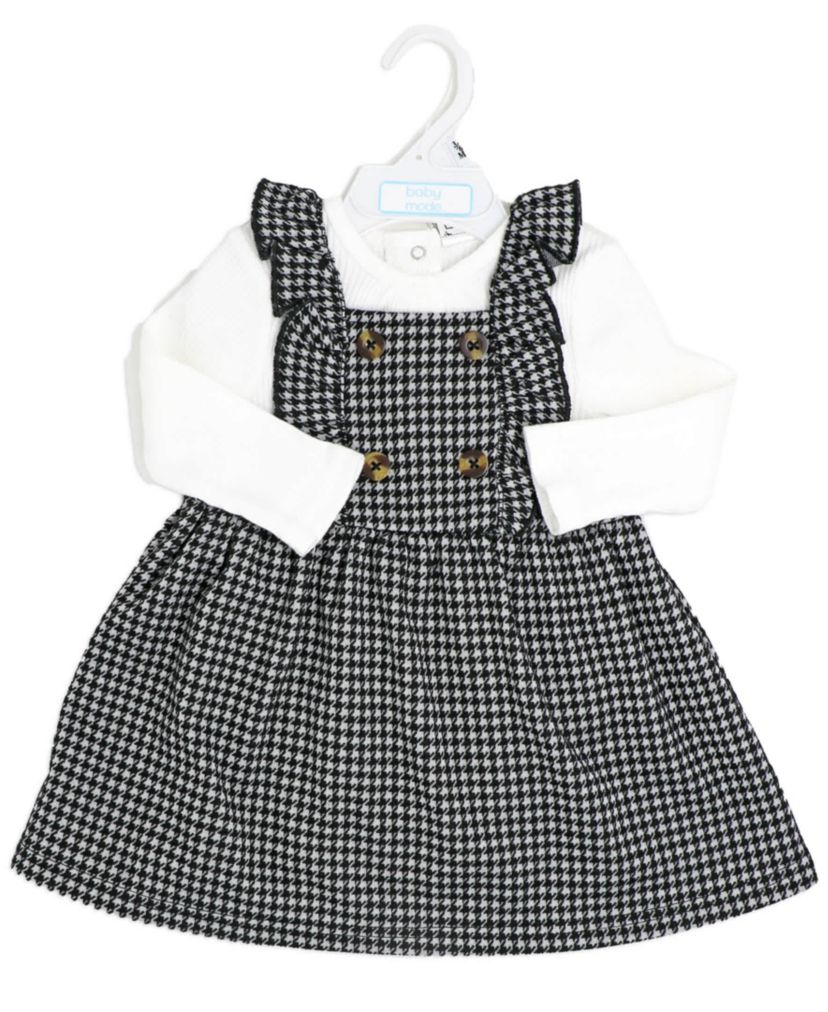 Baby Girls 2 Piece Houndstooth Jumper Set