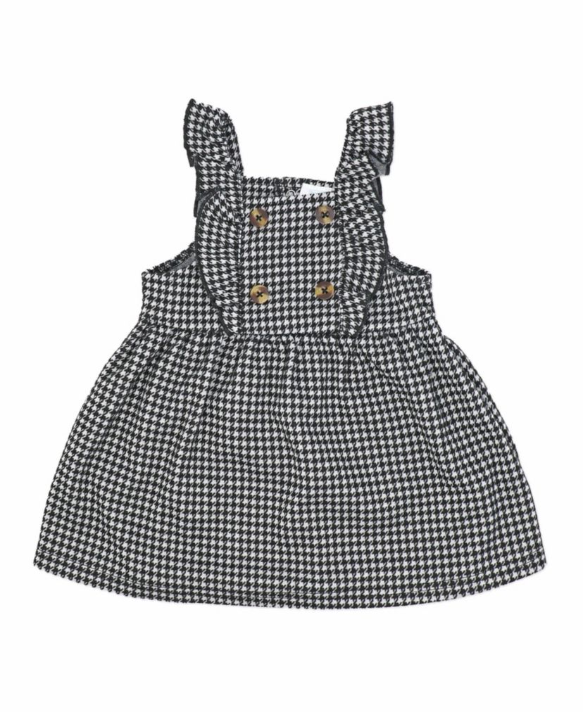 Baby Girls 2 Piece Houndstooth Jumper Set