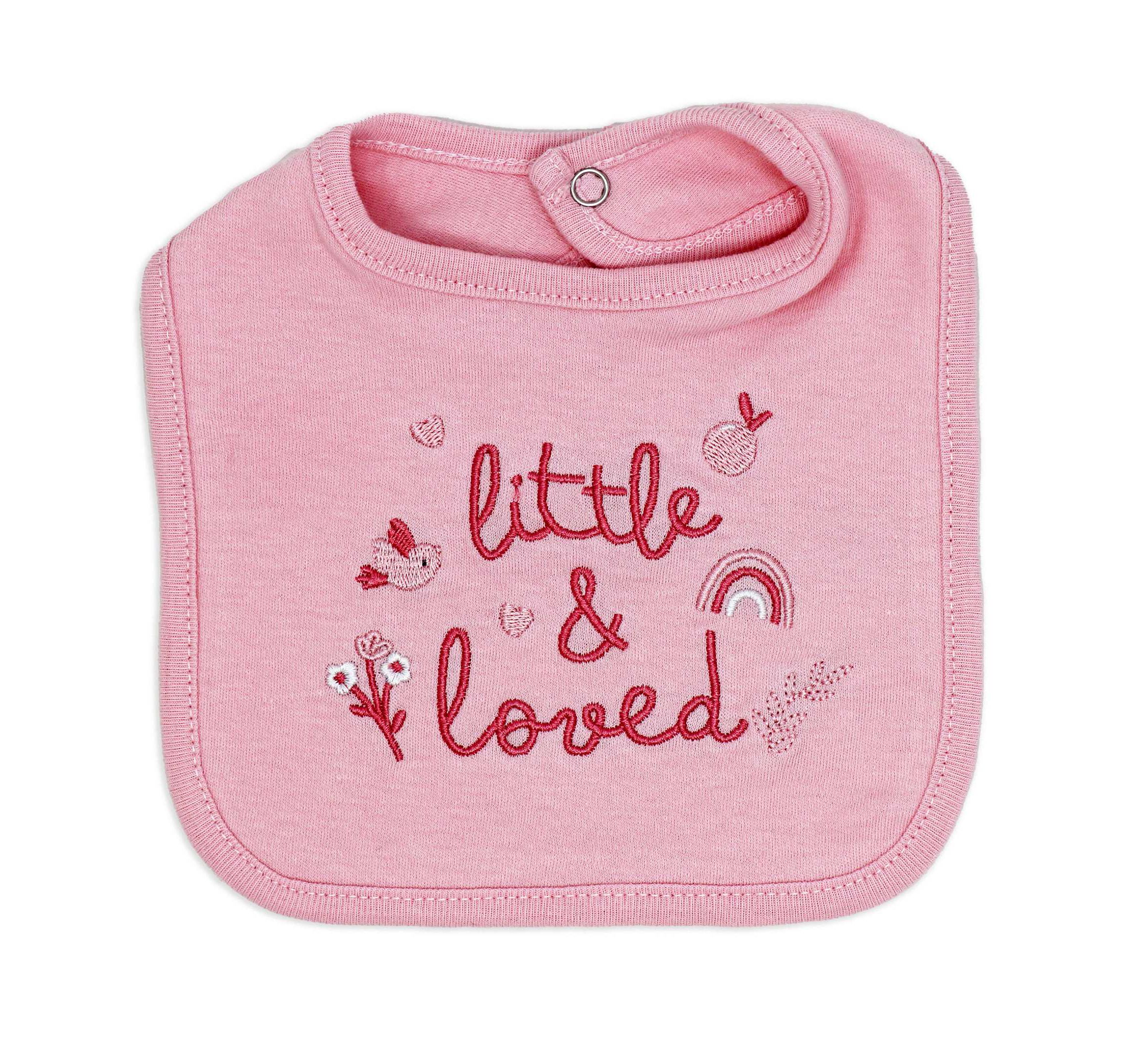 Baby Girls 8 Piece Rose Bunnies Layette Gift Set