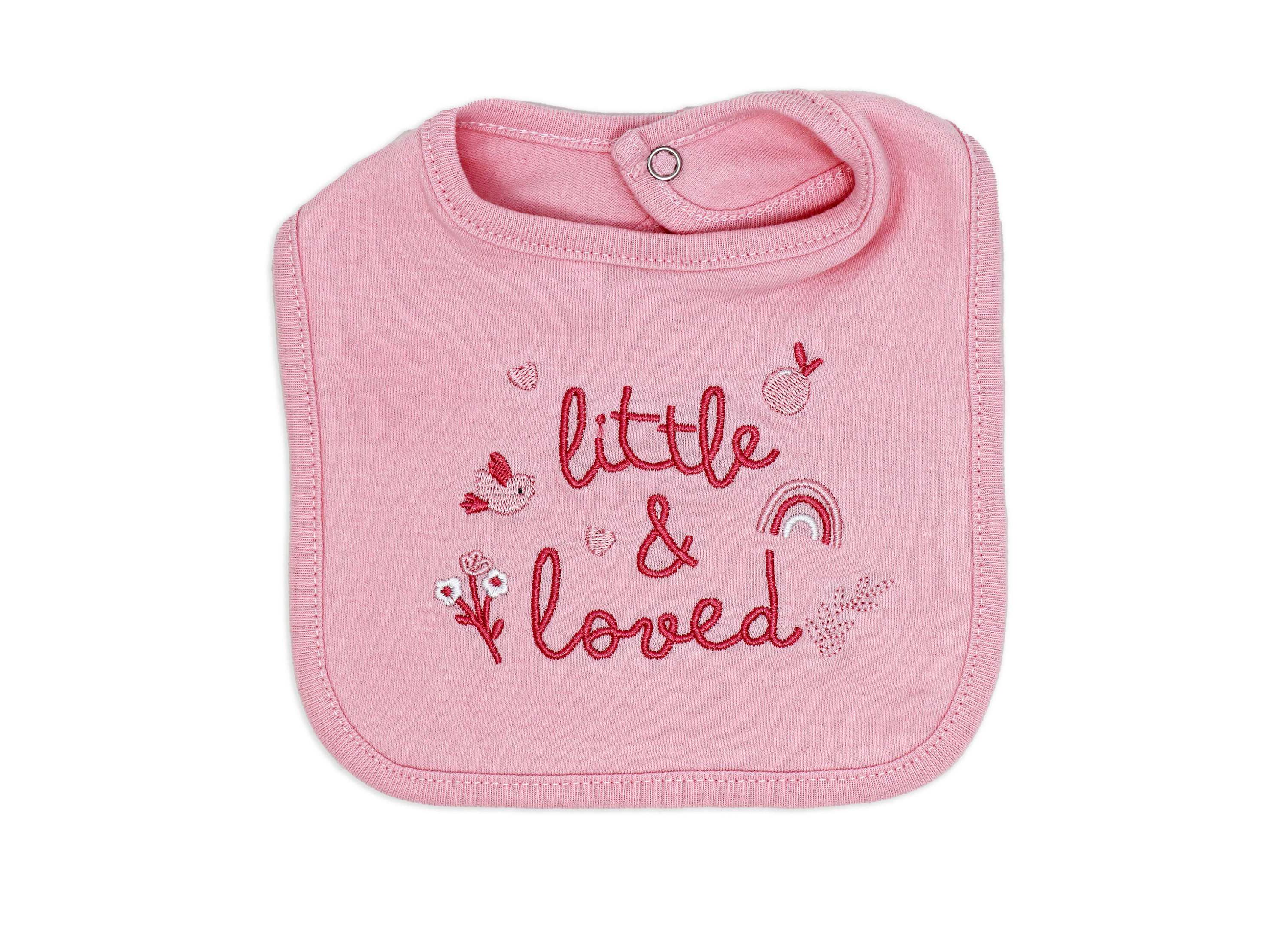 Baby Girls 8 Piece Rose Bunnies Layette Gift Set