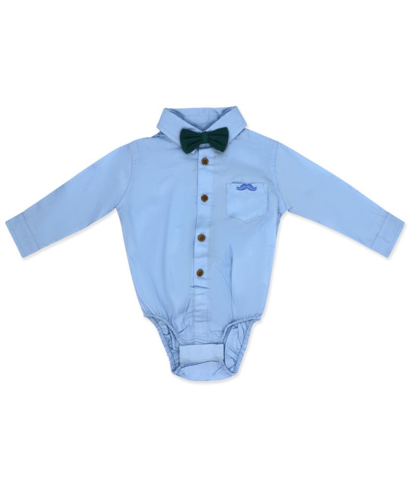Baby Boys 4 Piece Suspender and Navy Bowtie Clothing Set