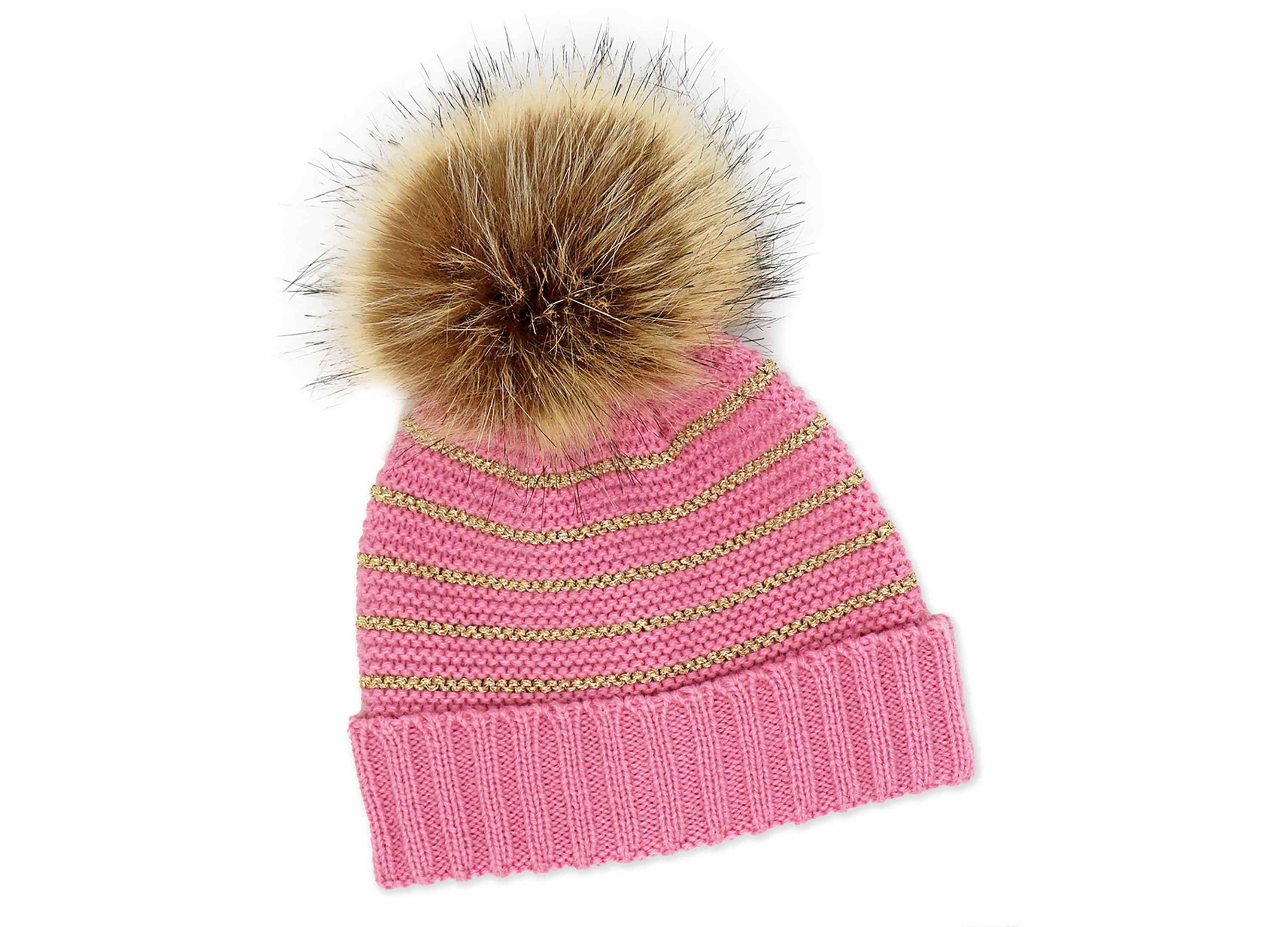 Baby Girls 2 Piece Pom-pom Hat and Booties Outerwear Set