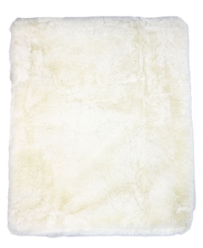 Baby Boys and Baby Girls Faux Fur Plush Blanket