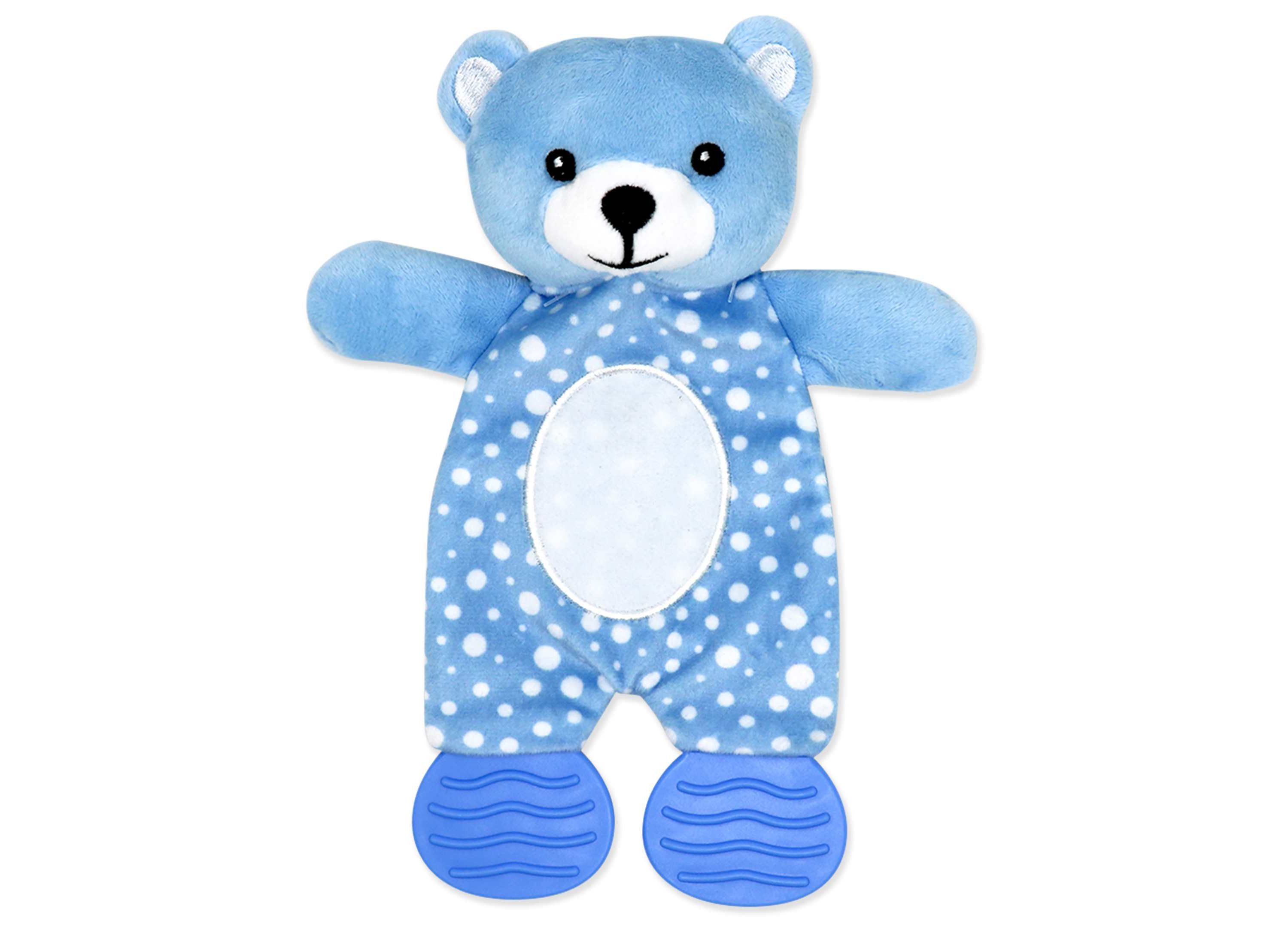 Baby Boys and Baby Girls Plush Teether and Crinkle Toy