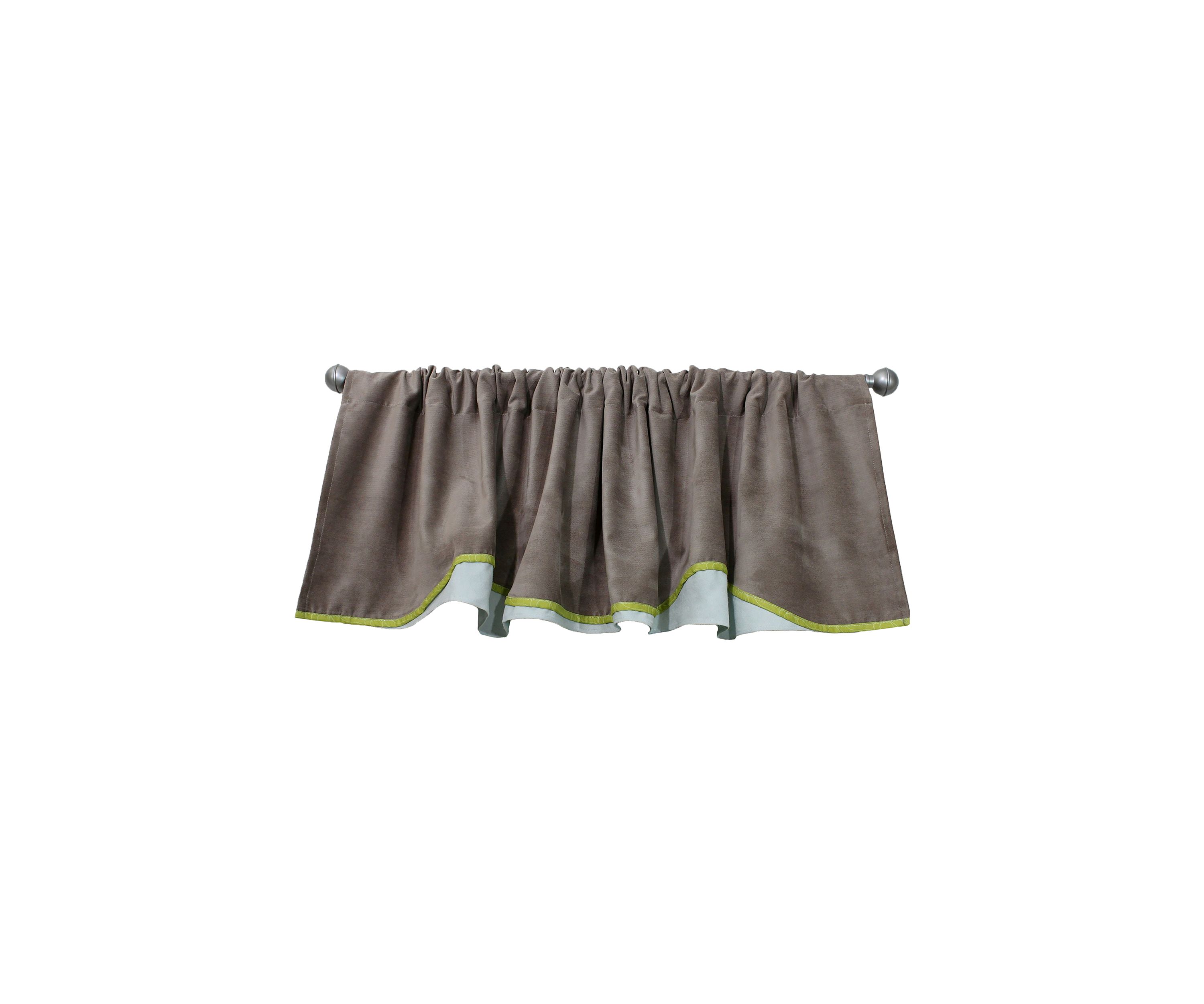 Baby Nursery Cocoa Window Valance