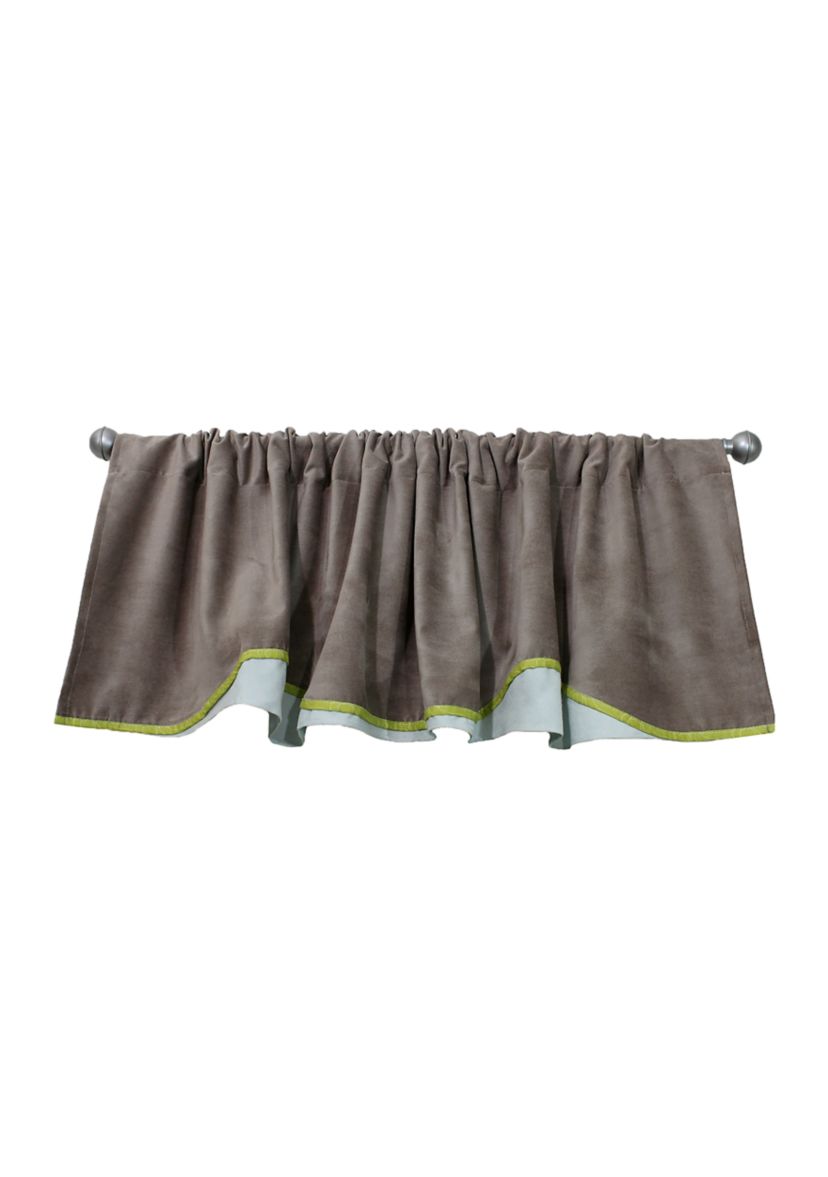 Baby Nursery Cocoa Window Valance