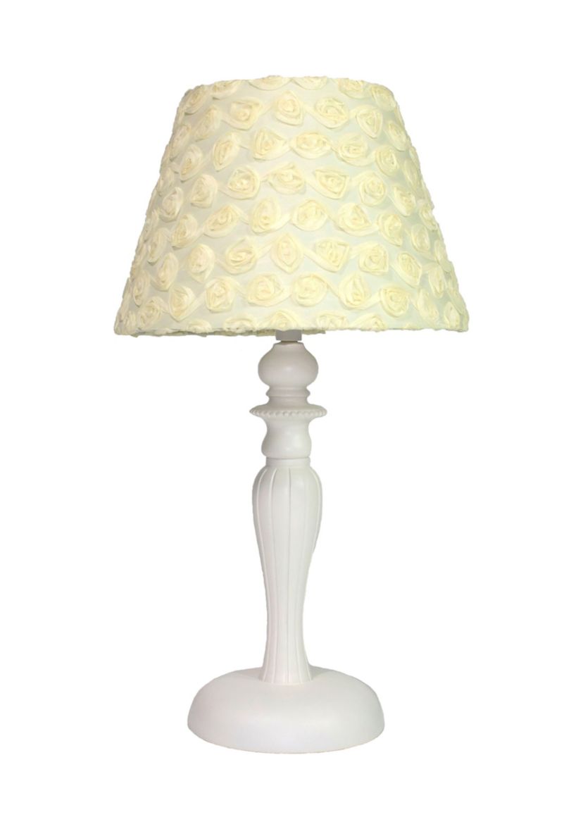 Baby Girls Yellow Roses Lamp Base and Shade