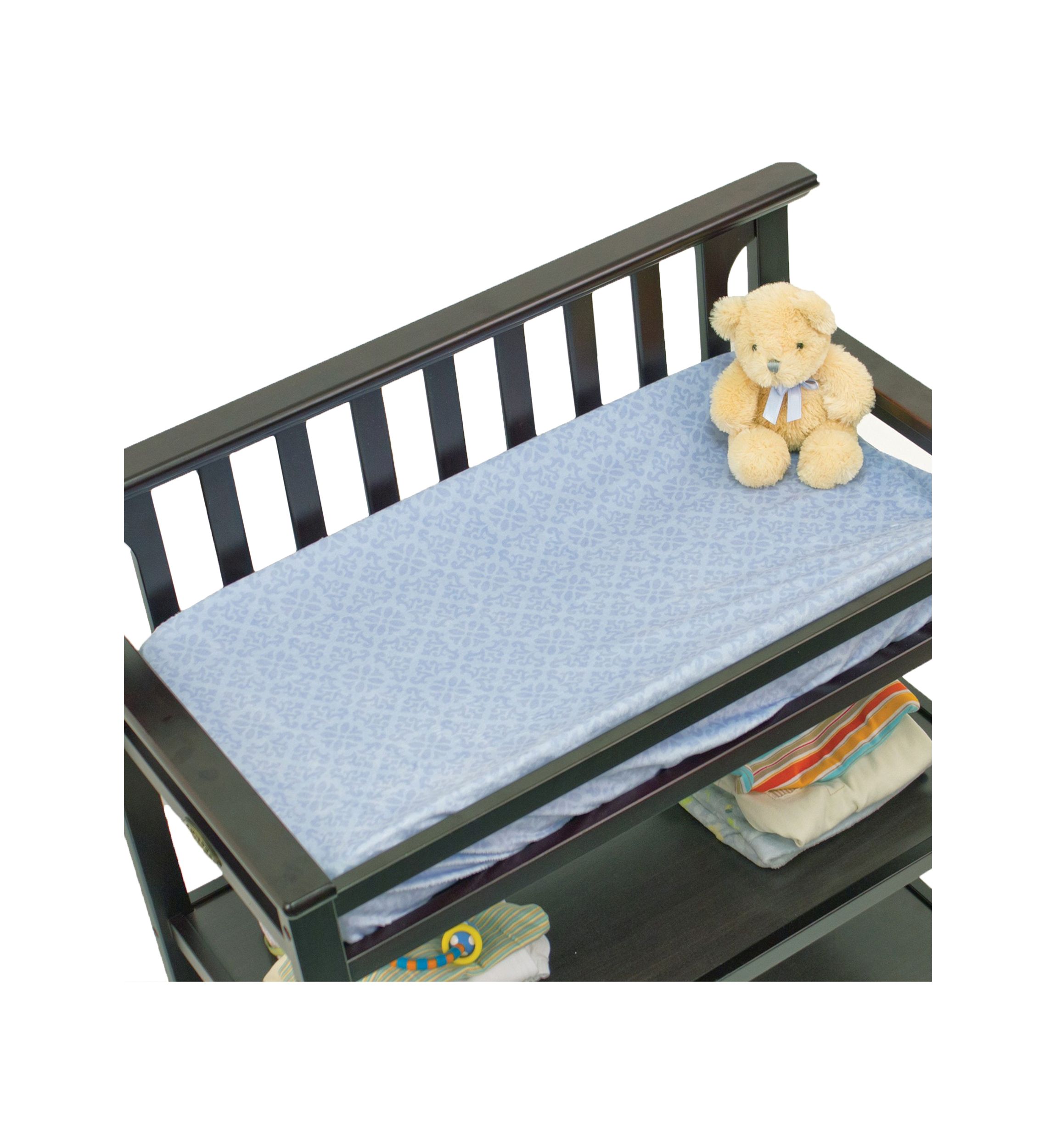 Baby Boys Blue Geo Changing Pad Cover