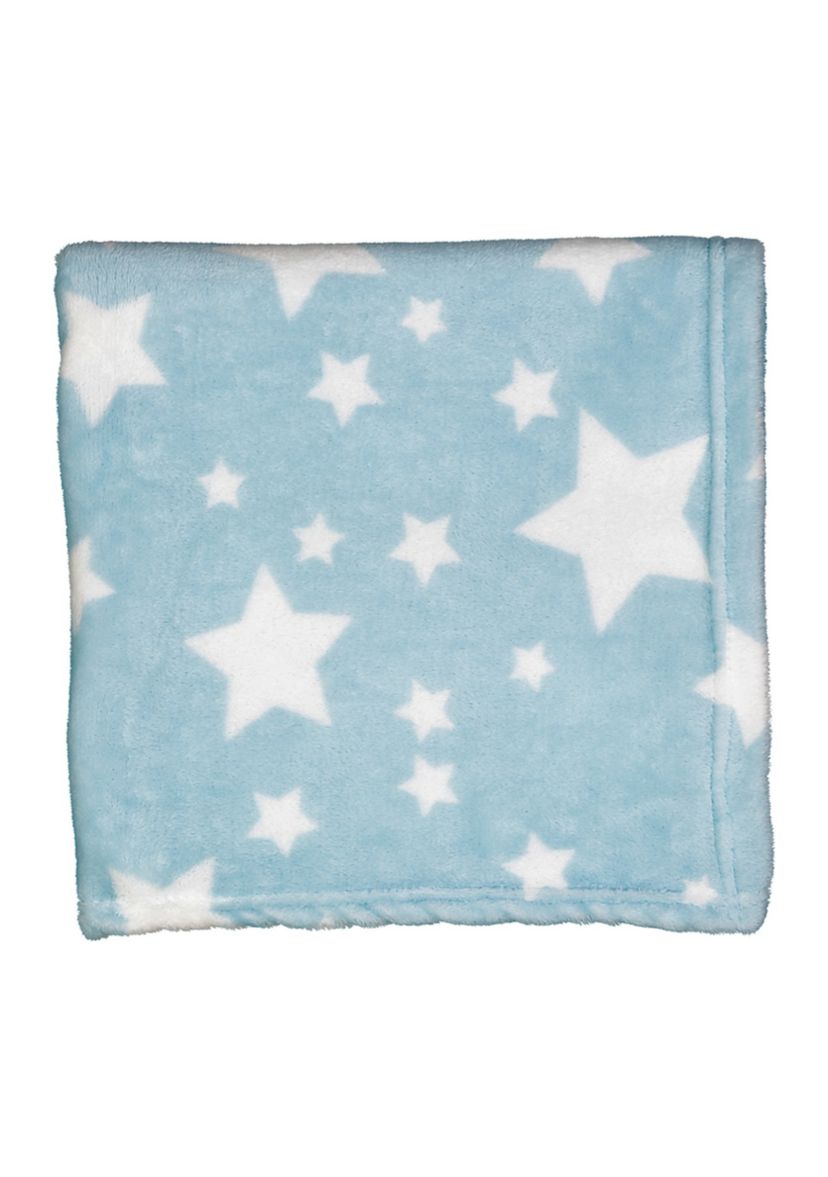 Baby Boys Plush Star Blanket