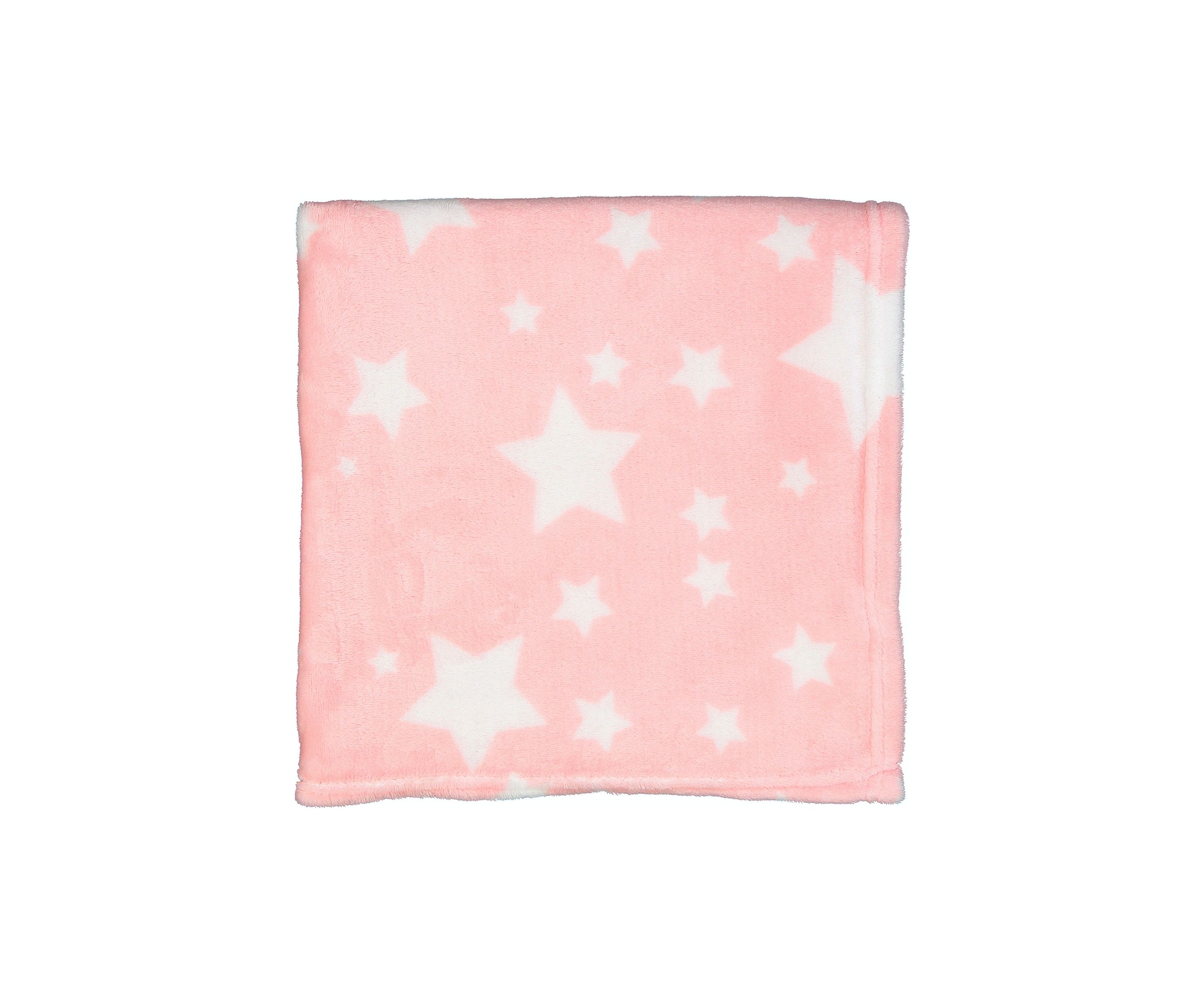 Baby Girls Plush Star Blanket