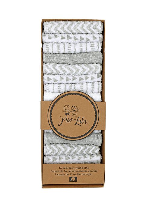 Baby Boys and Girls 16 Pack Baby Washcloths