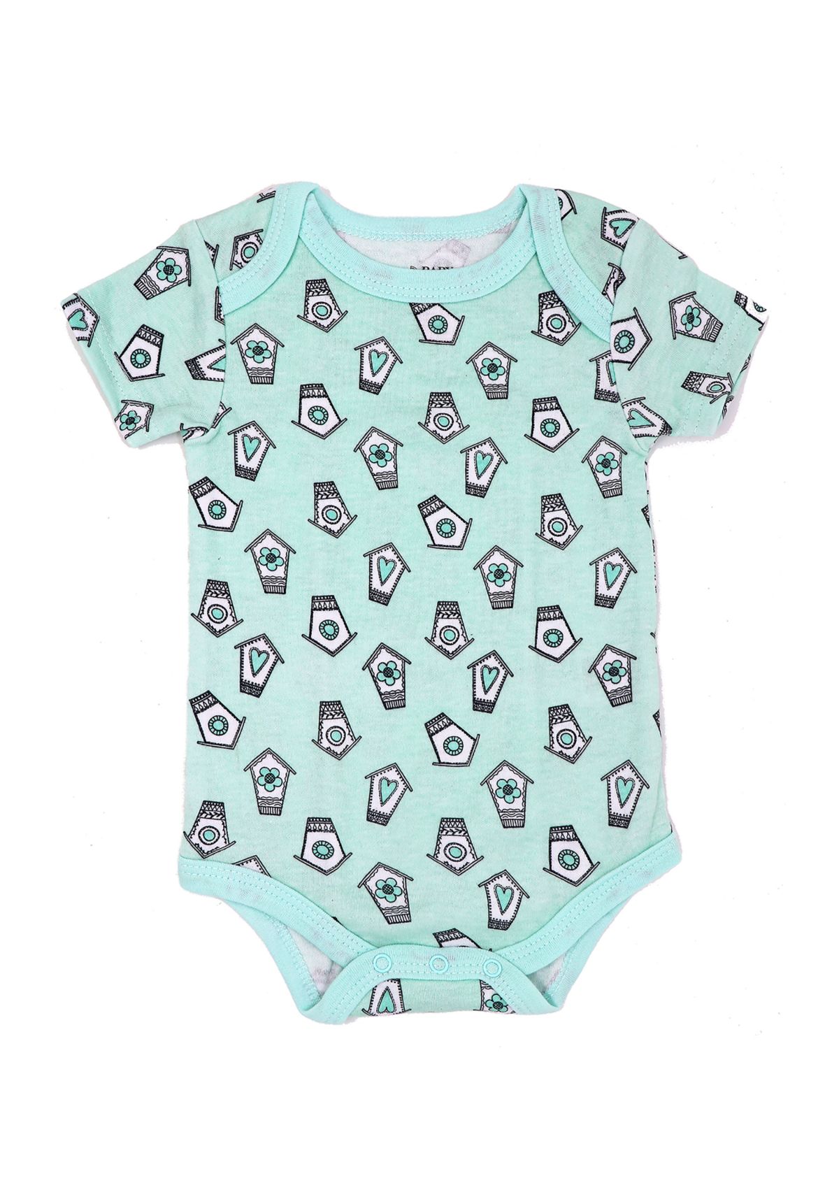 Baby Boys and Girls 3 Piece Bird Box Set, Includes Bodysuit, Bib and Socks