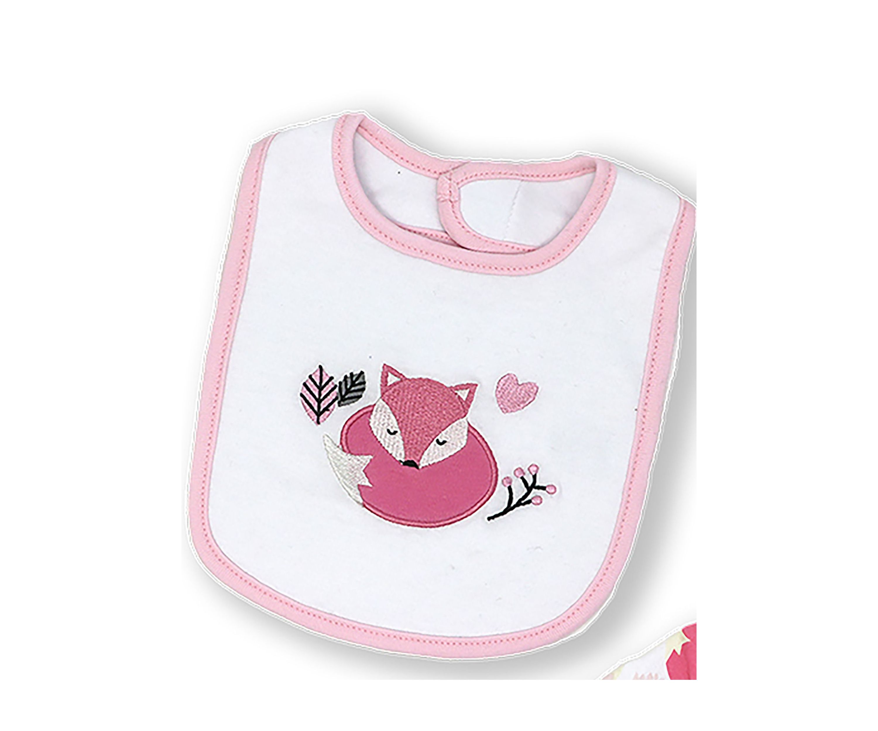 Baby Girls 5 Piece Fox Layette