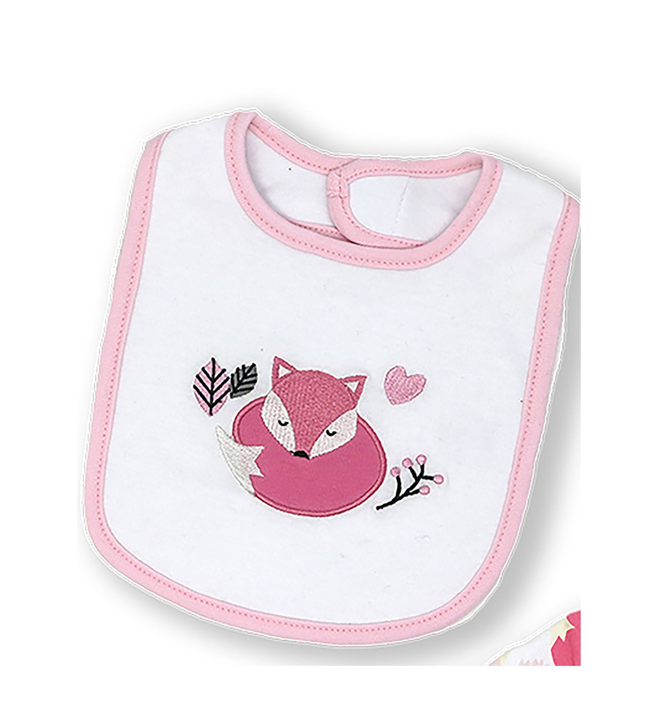 Baby Girls 3 Piece Fox Layette